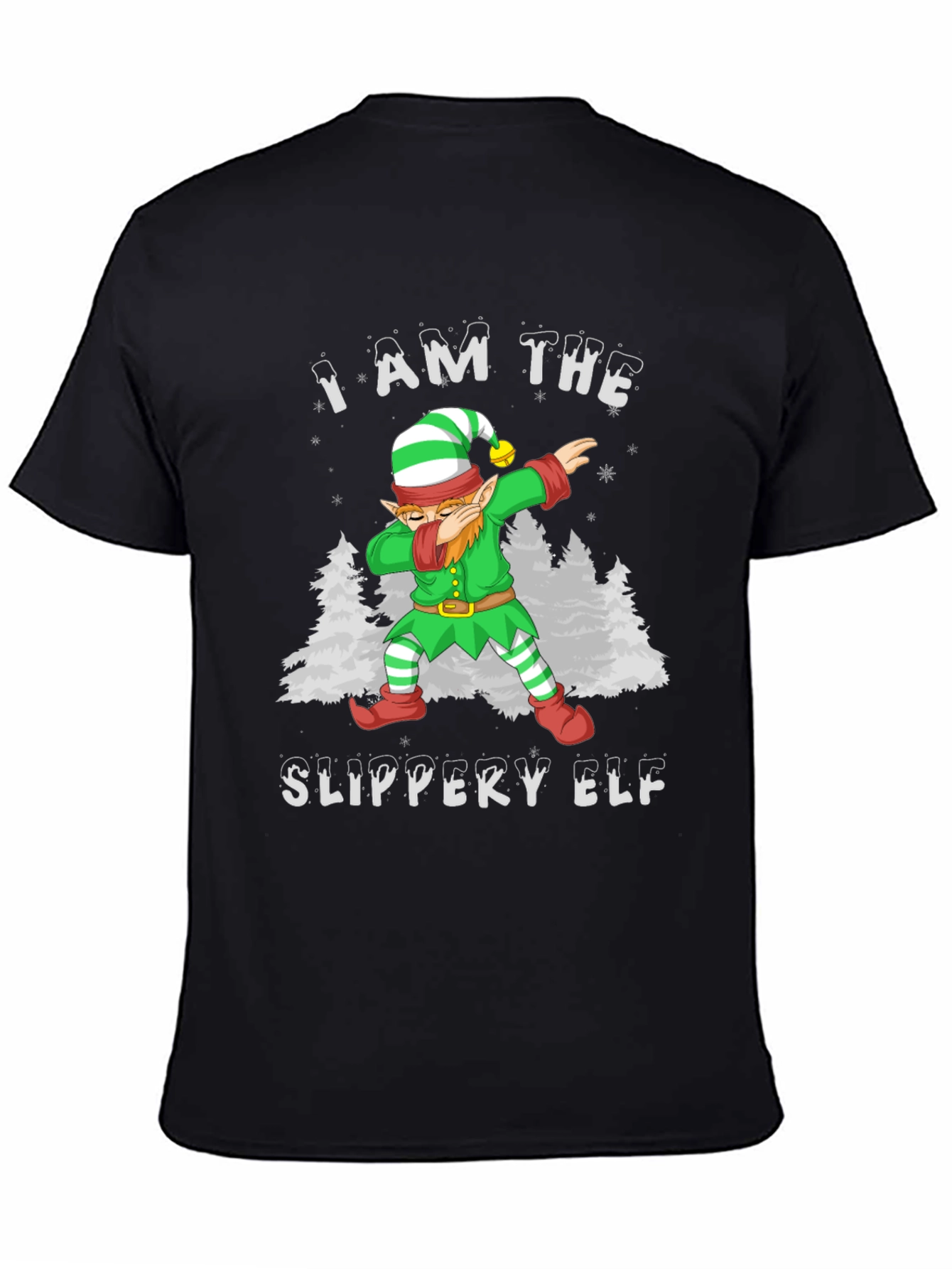 Slippery Elf Christmas Dabbing T-Shirt