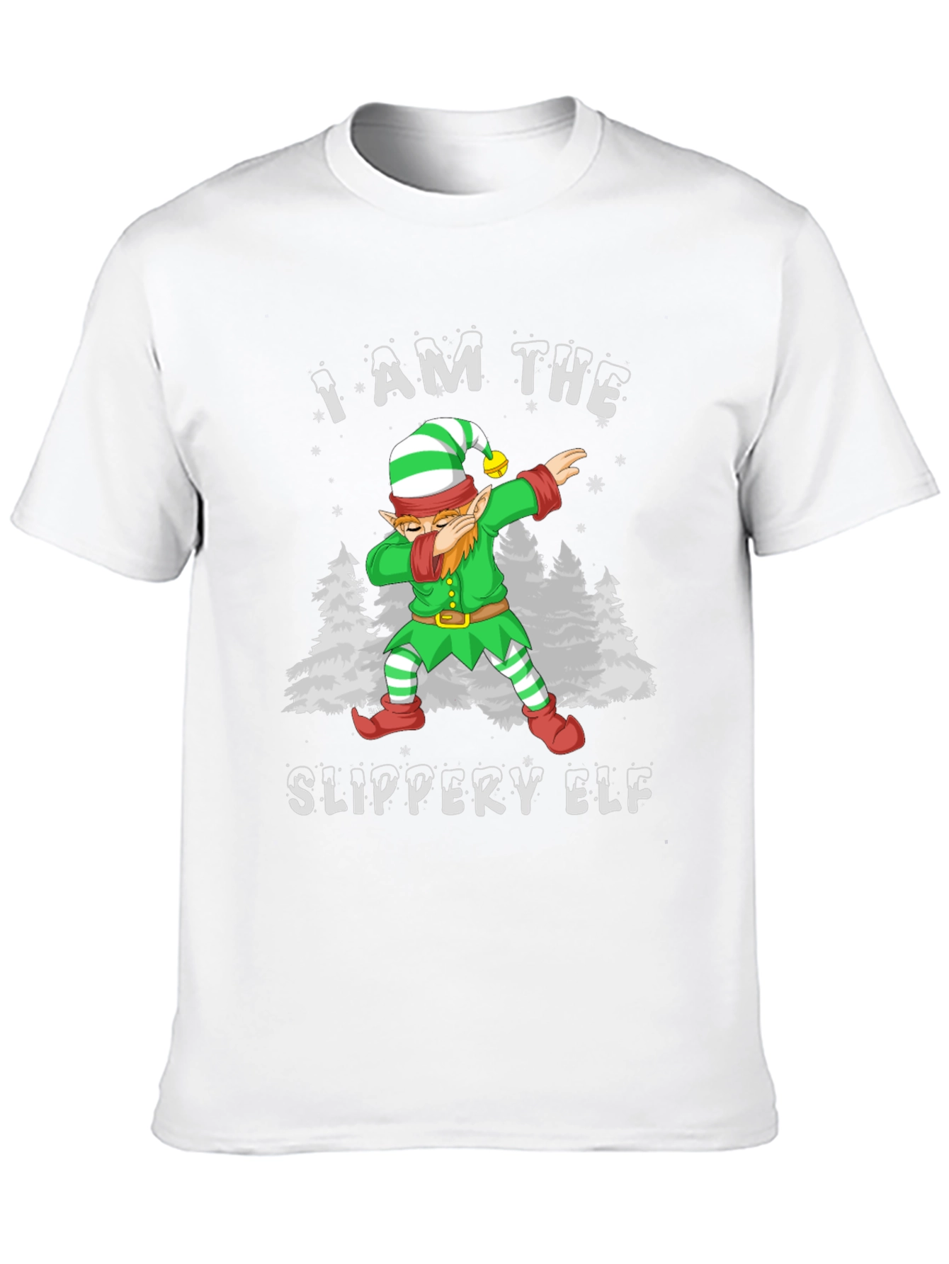 Slippery Elf Christmas Dabbing T-Shirt