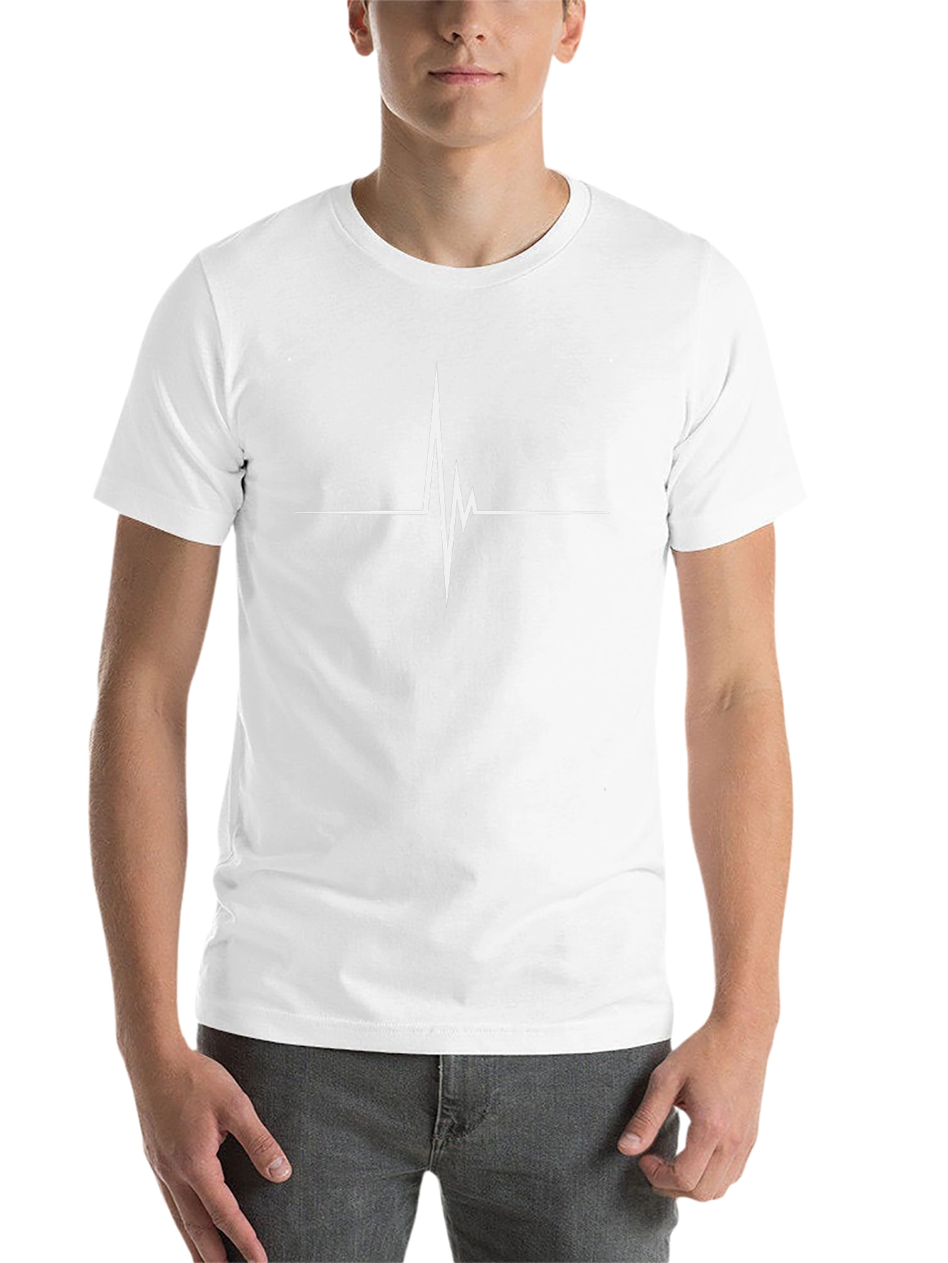 Heartbeat Graphic Tee - Stylish Comfort