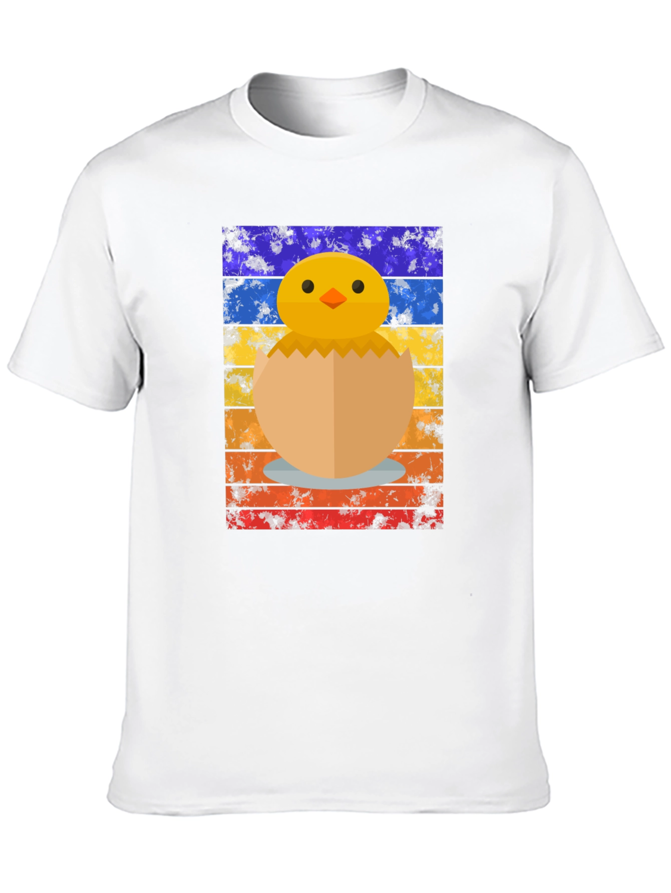Retro Chick in Egg T-Shirt
