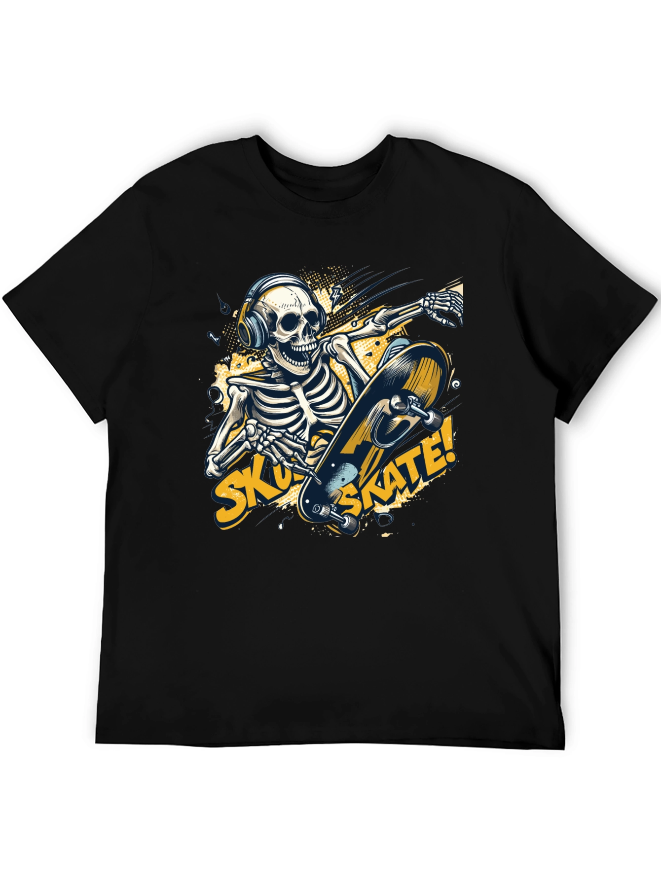Skull Skateboard T-Shirt