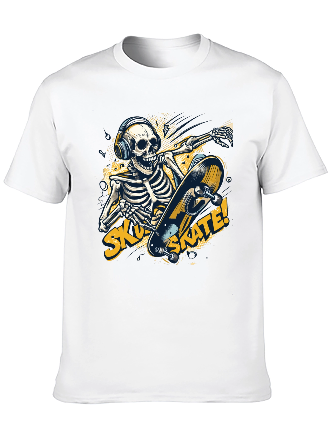 Skull Skateboard T-Shirt