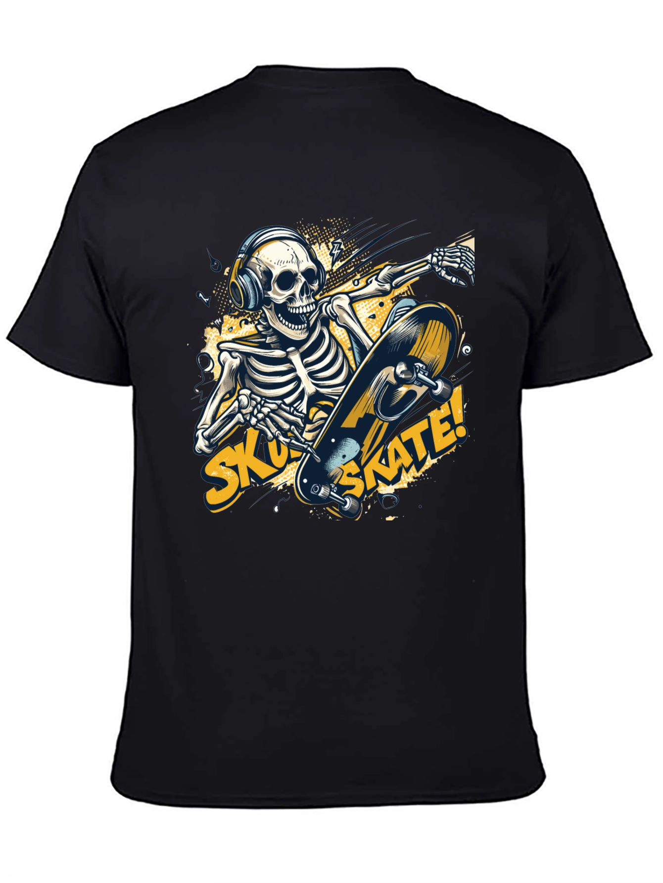 Skull Skateboard T-Shirt