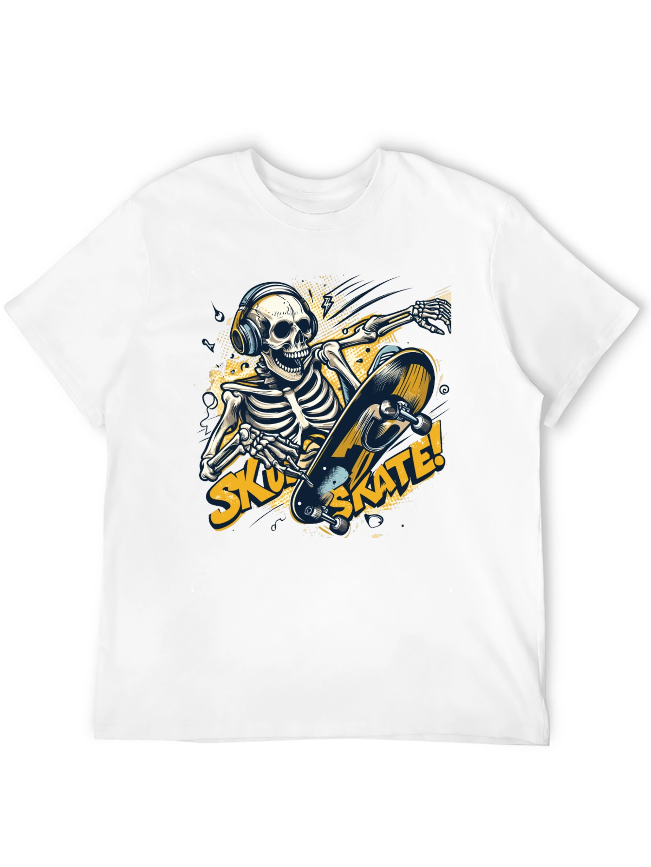Skull Skateboard T-Shirt