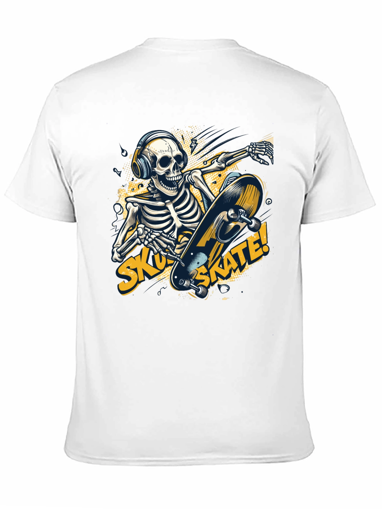 Skull Skateboard T-Shirt