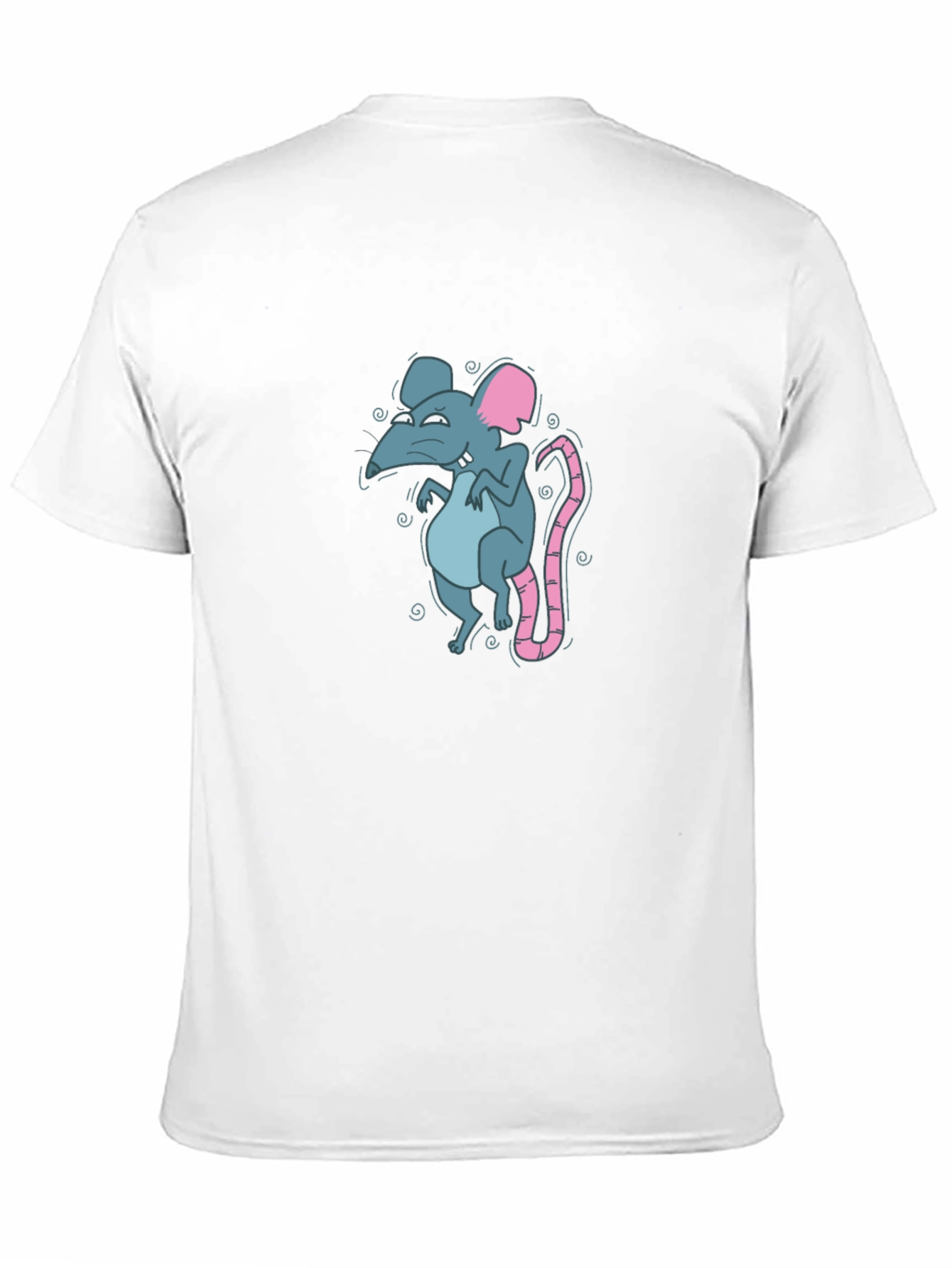 Rat Graphic Black T-Shirt for Men