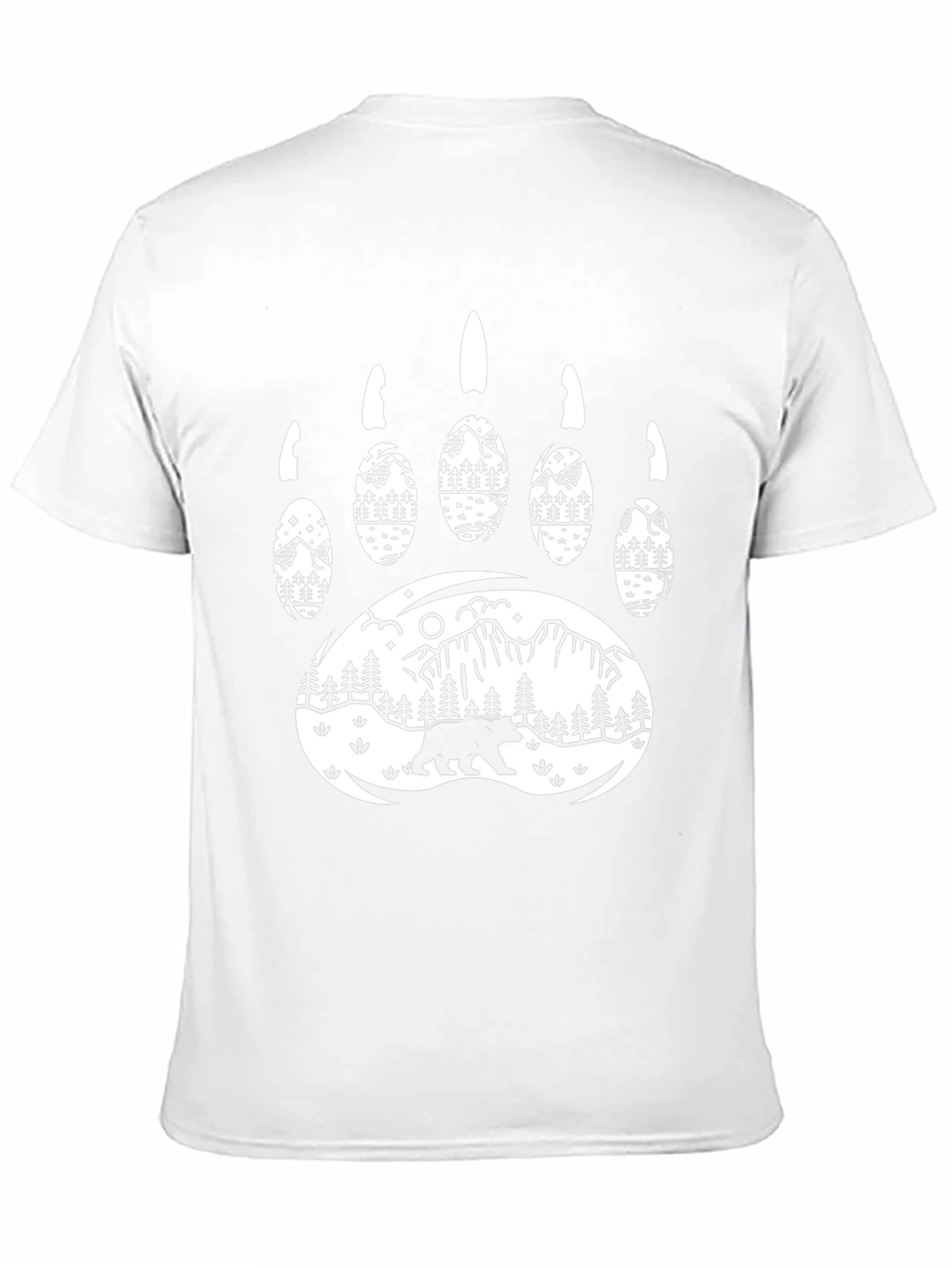 Bear Paw Mountain Scene Graphic Tee