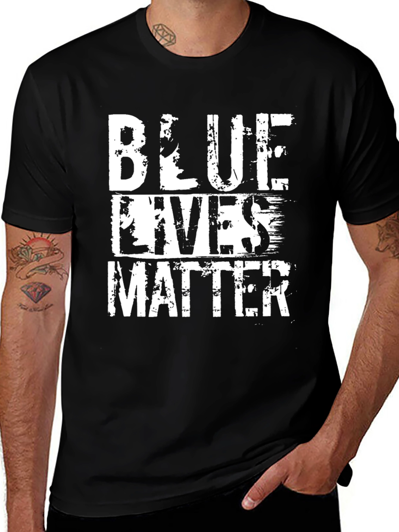 Blue Lives Matter Graphic Tee