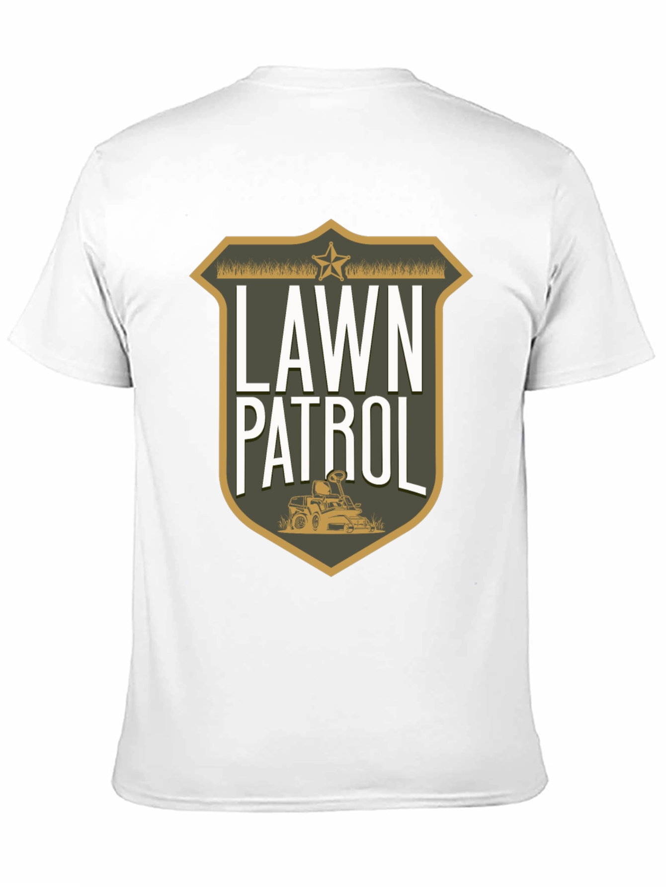 Lawn Patrol Graphic Tee - Funny Gardening T-Shirt