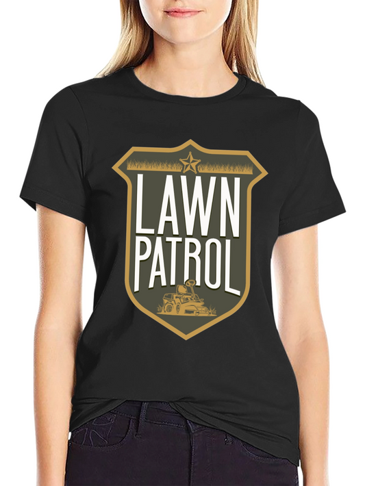 Lawn Patrol Graphic Tee - Funny Gardening T-Shirt