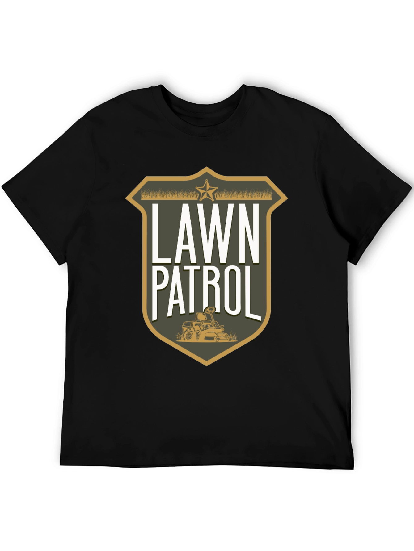 Lawn Patrol Graphic Tee - Funny Gardening T-Shirt