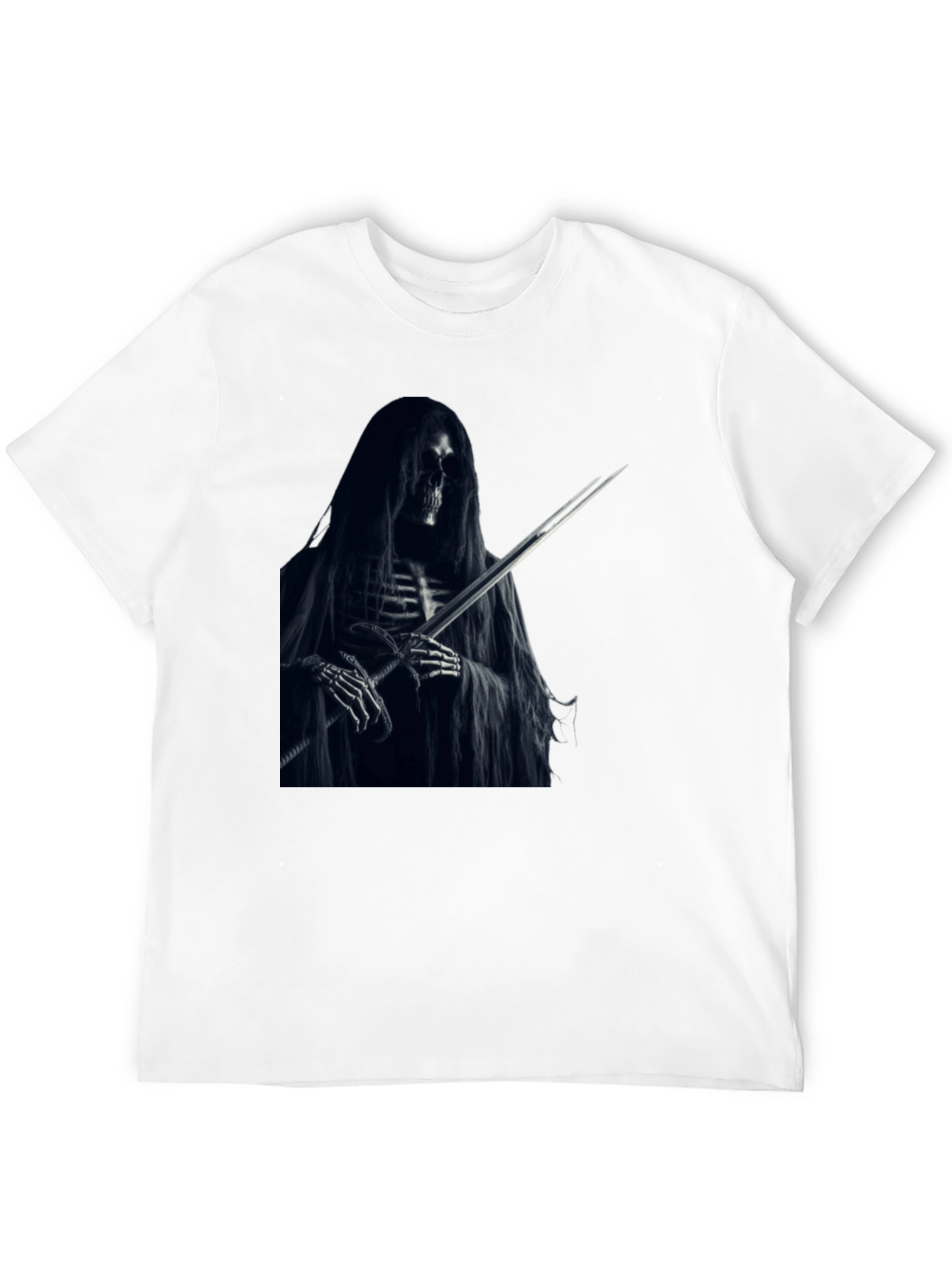 Grim Reaper Graphic Black T-Shirt
