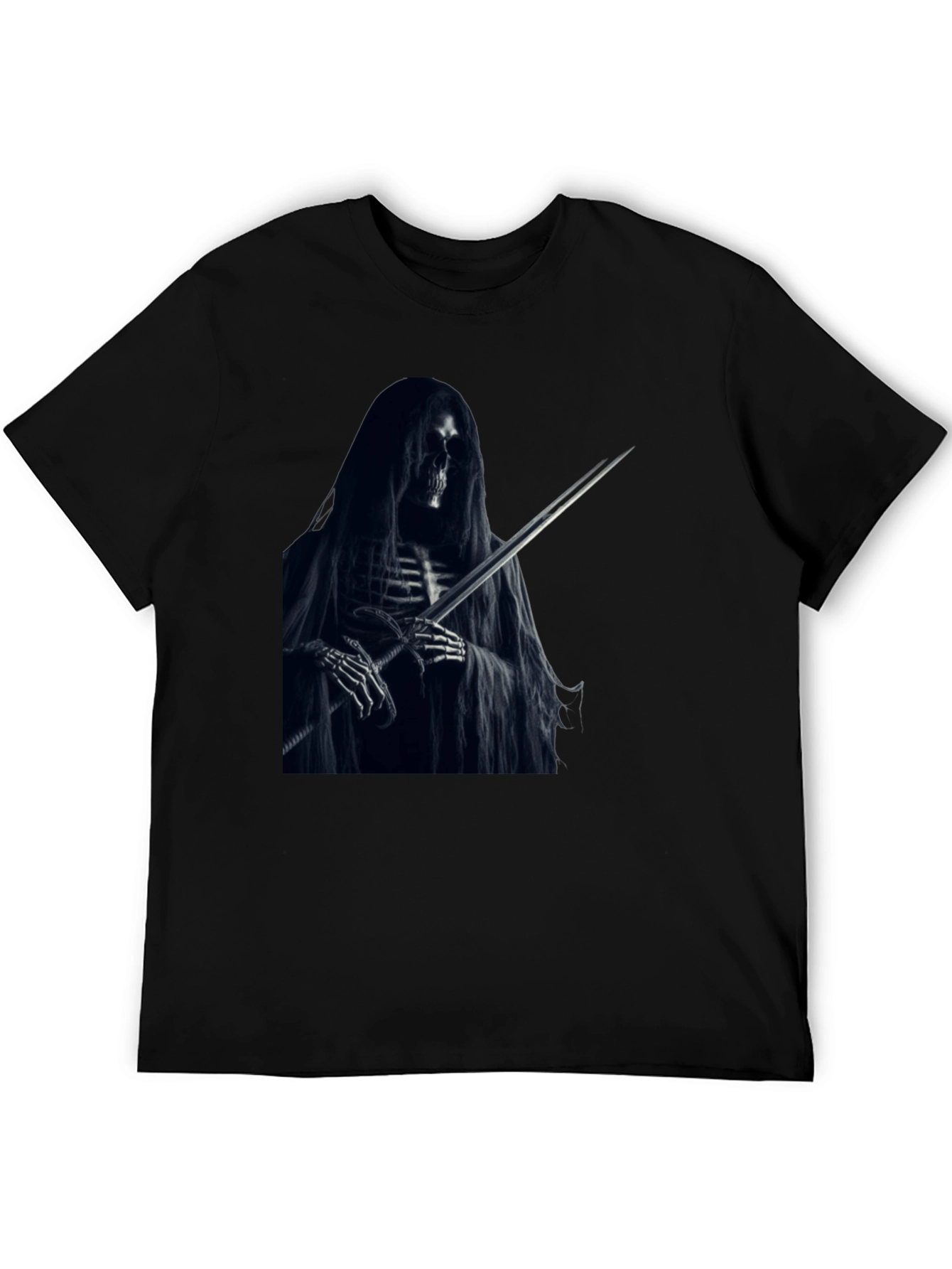 Grim Reaper Graphic Black T-Shirt