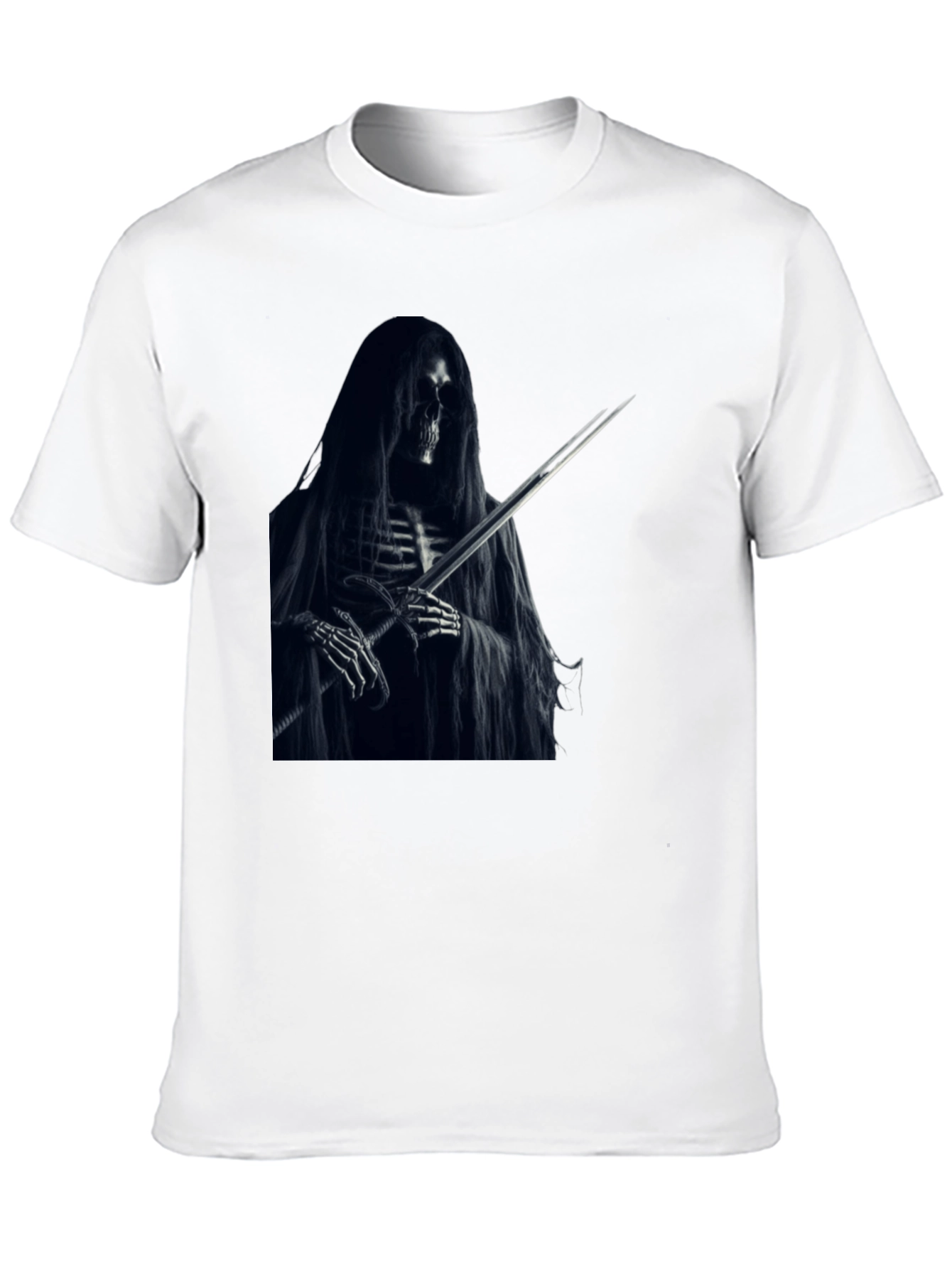 Grim Reaper Graphic Black T-Shirt