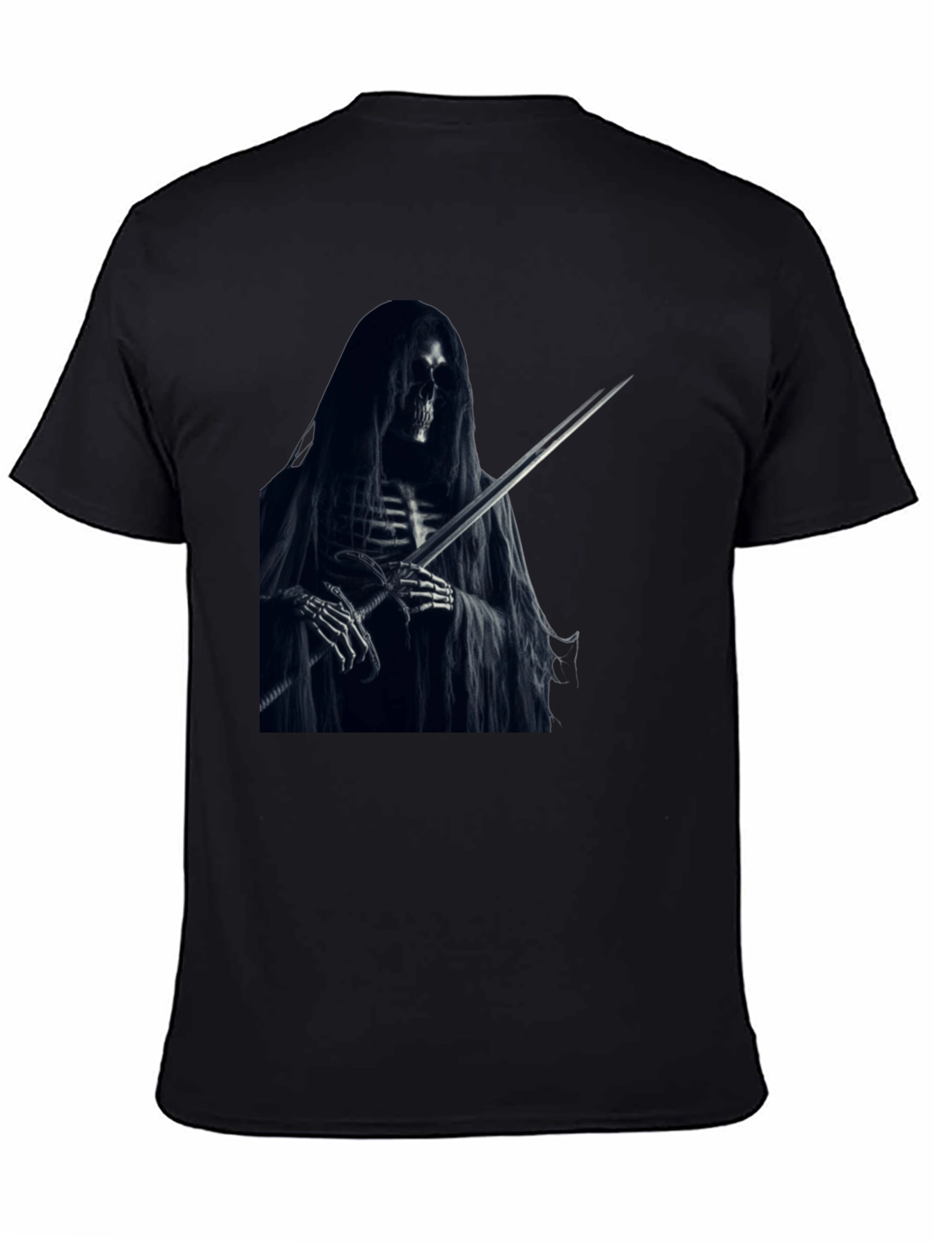 Grim Reaper Graphic Black T-Shirt
