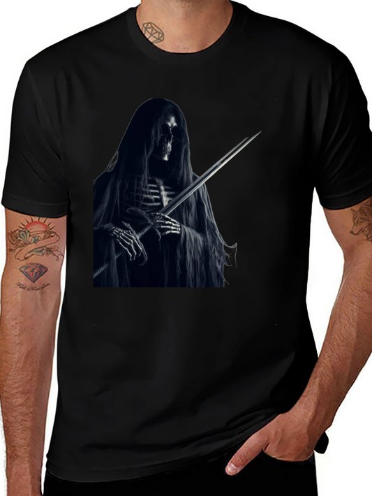 Grim Reaper Graphic Black T-Shirt