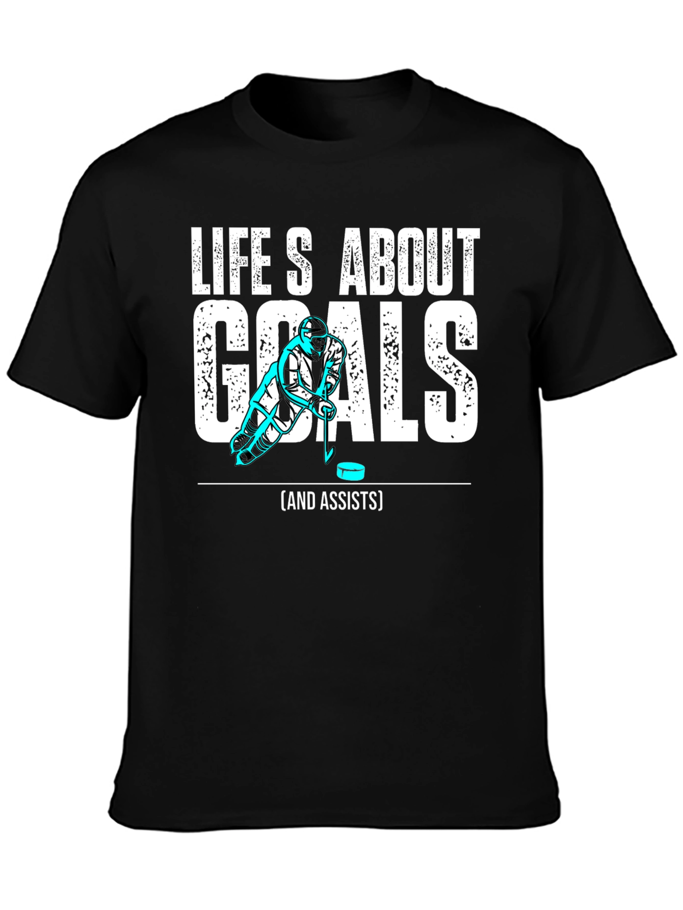 Hockey Goals and Assists Graphic T-Shirt