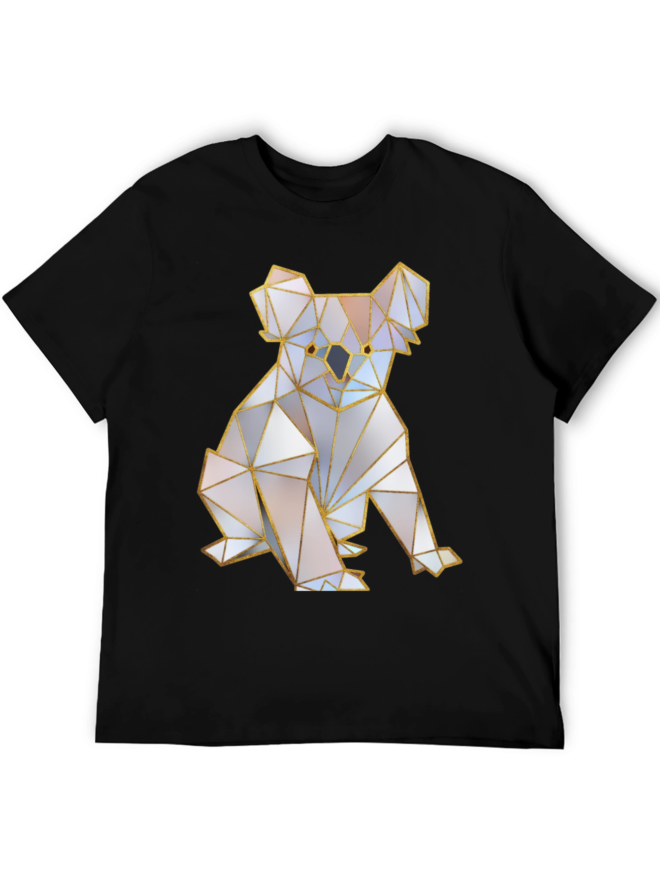 Geometric Koala Bear T-Shirt - Modern Art Tee