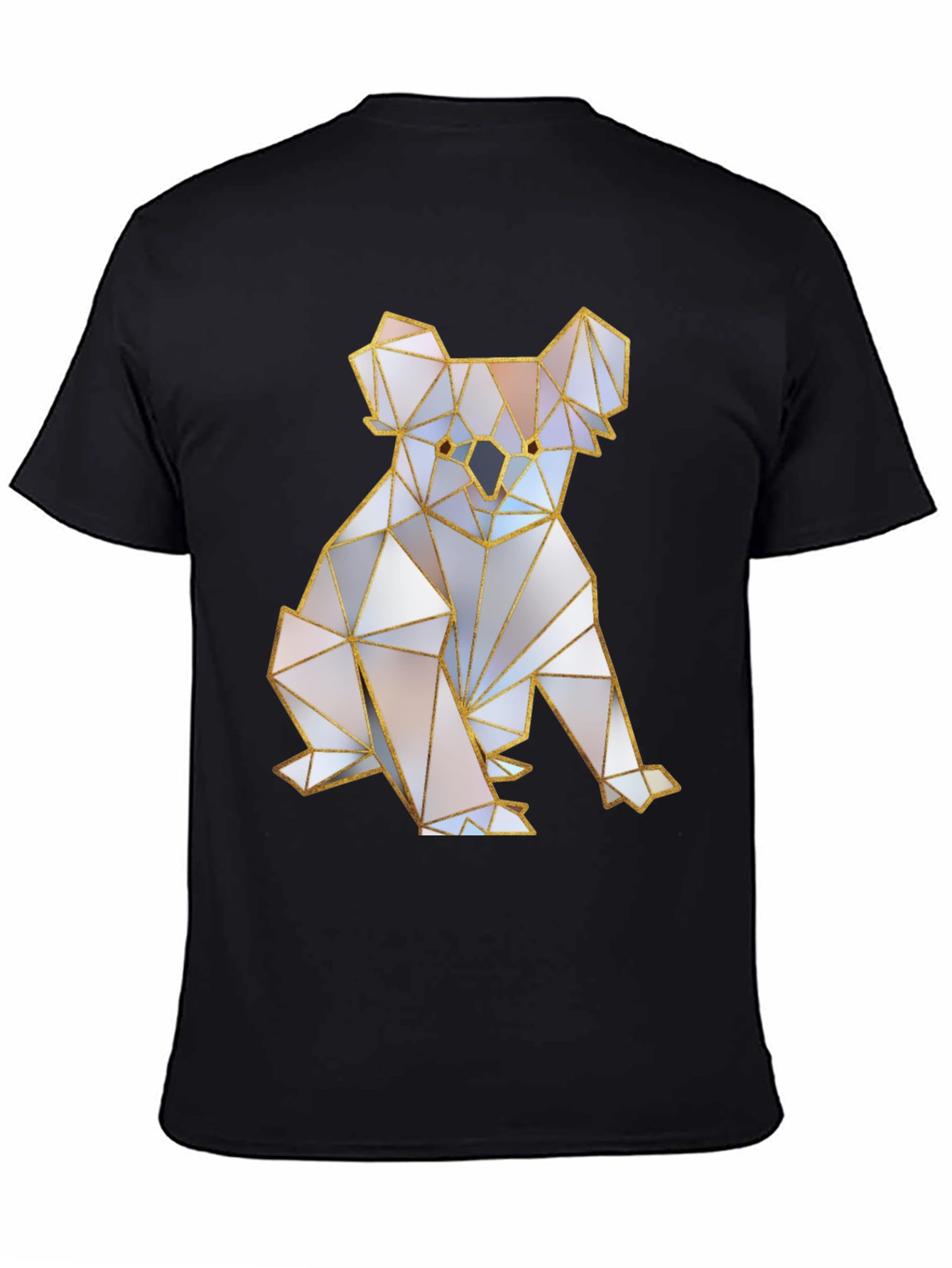 Geometric Koala Bear T-Shirt - Modern Art Tee