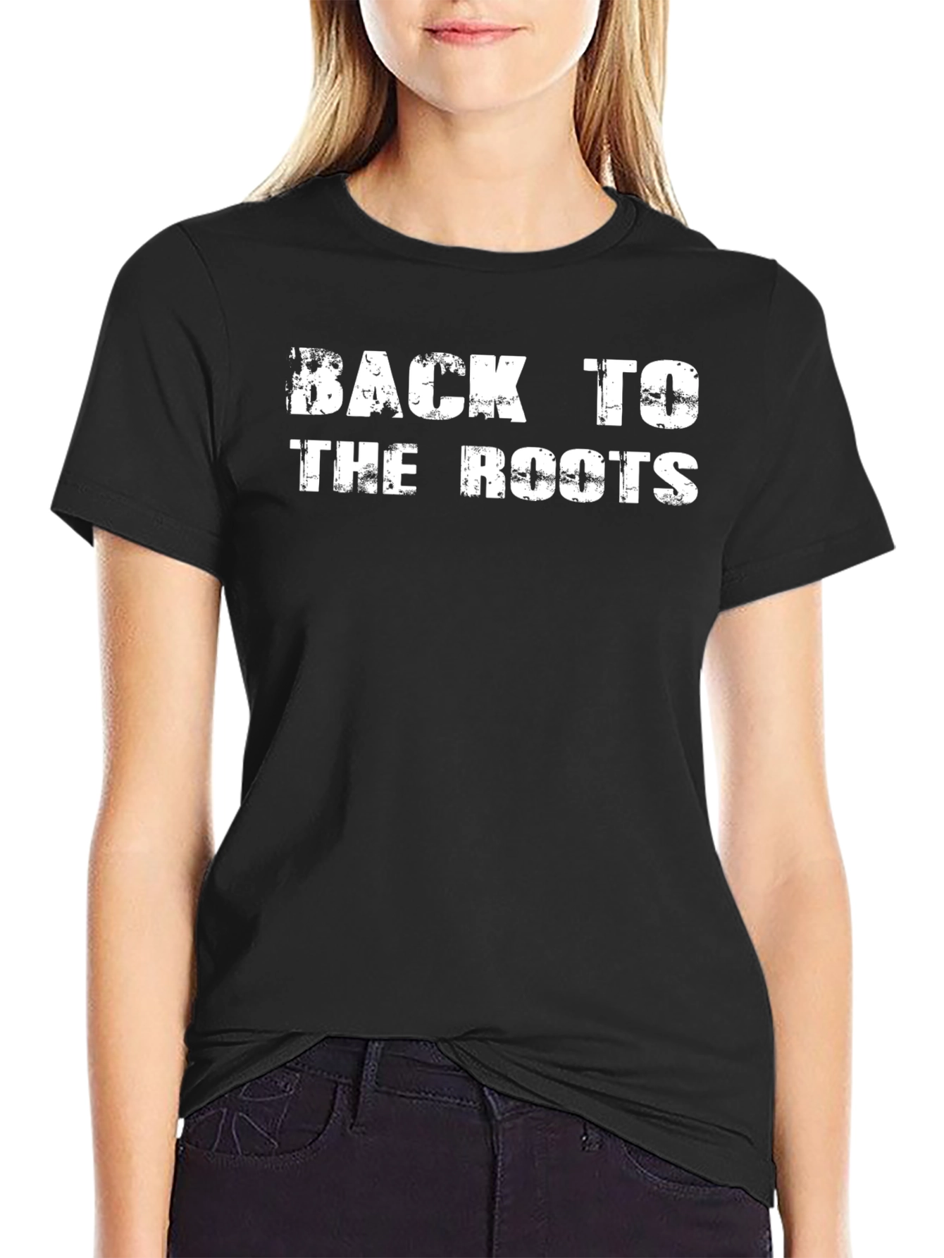 Back to the Roots Graphic Tee - Black