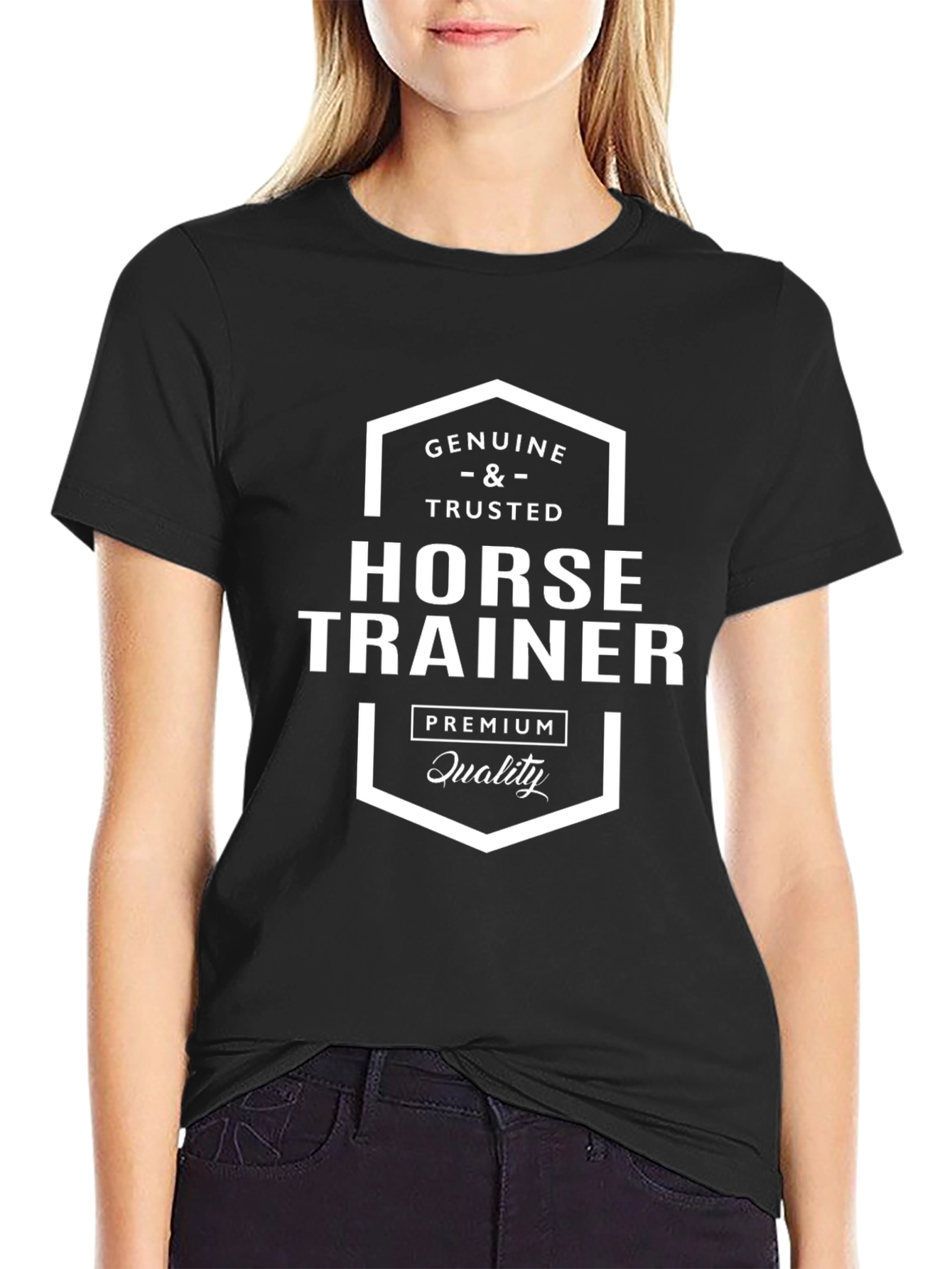 Genuine Horse Trainer Premium Quality Graphic T-Shirt