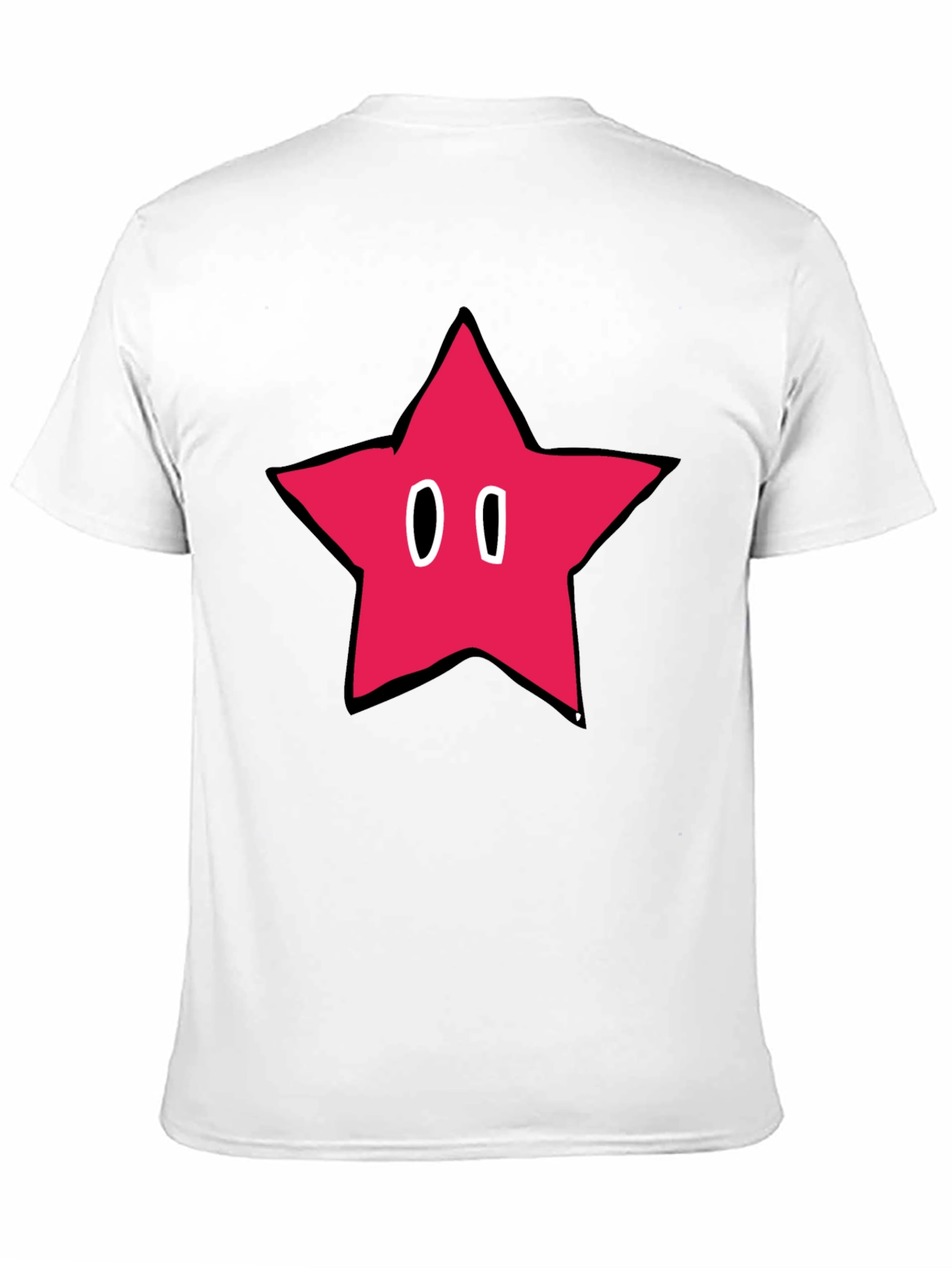 Retro Star Graphic Black T-Shirt
