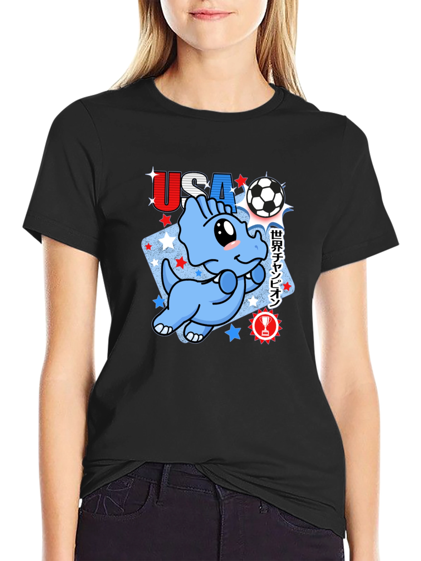 USA Soccer Dinosaur T-Shirt