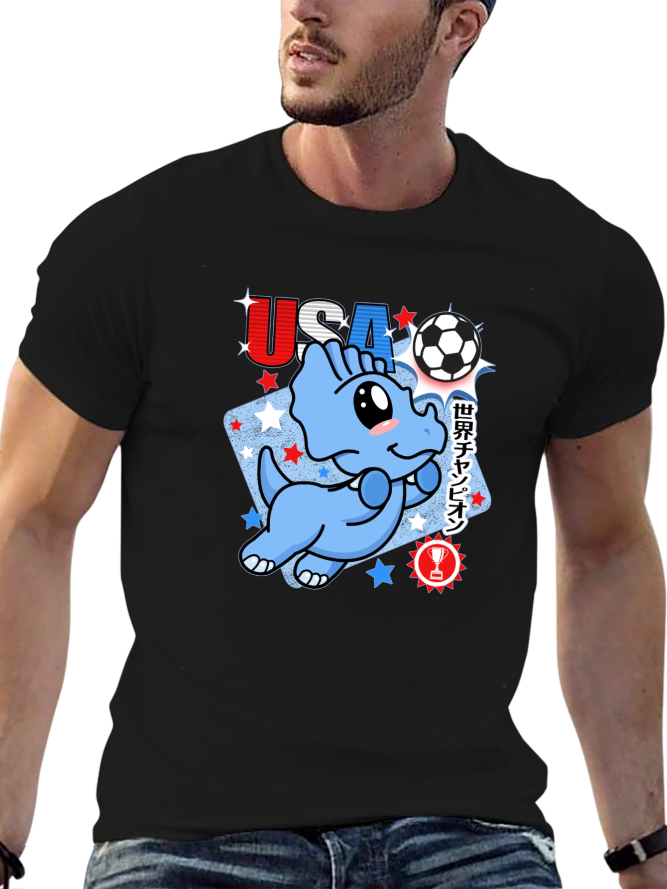 USA Soccer Dinosaur T-Shirt