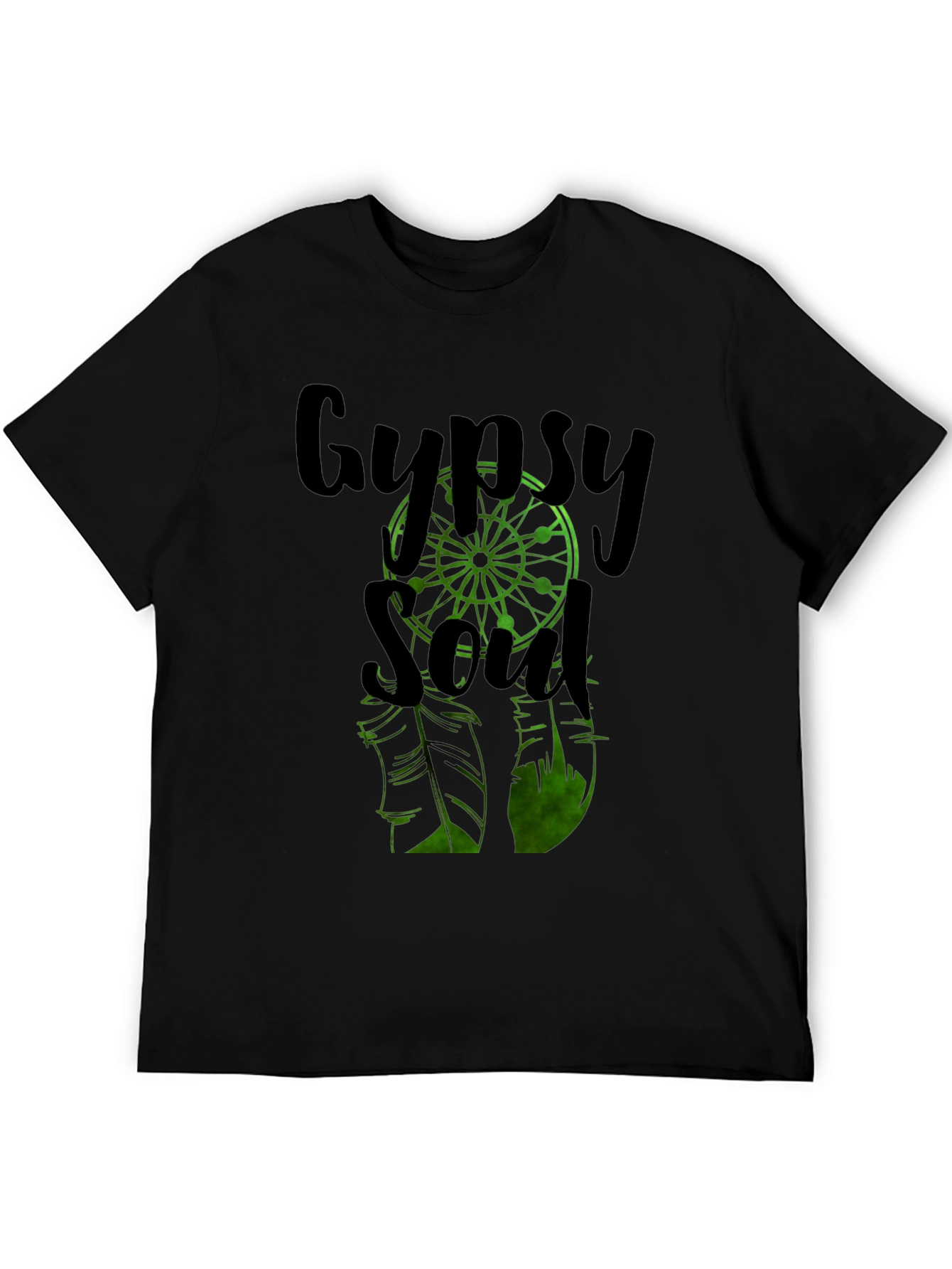 Gypsy Soul Dreamcatcher Graphic Tee - Black