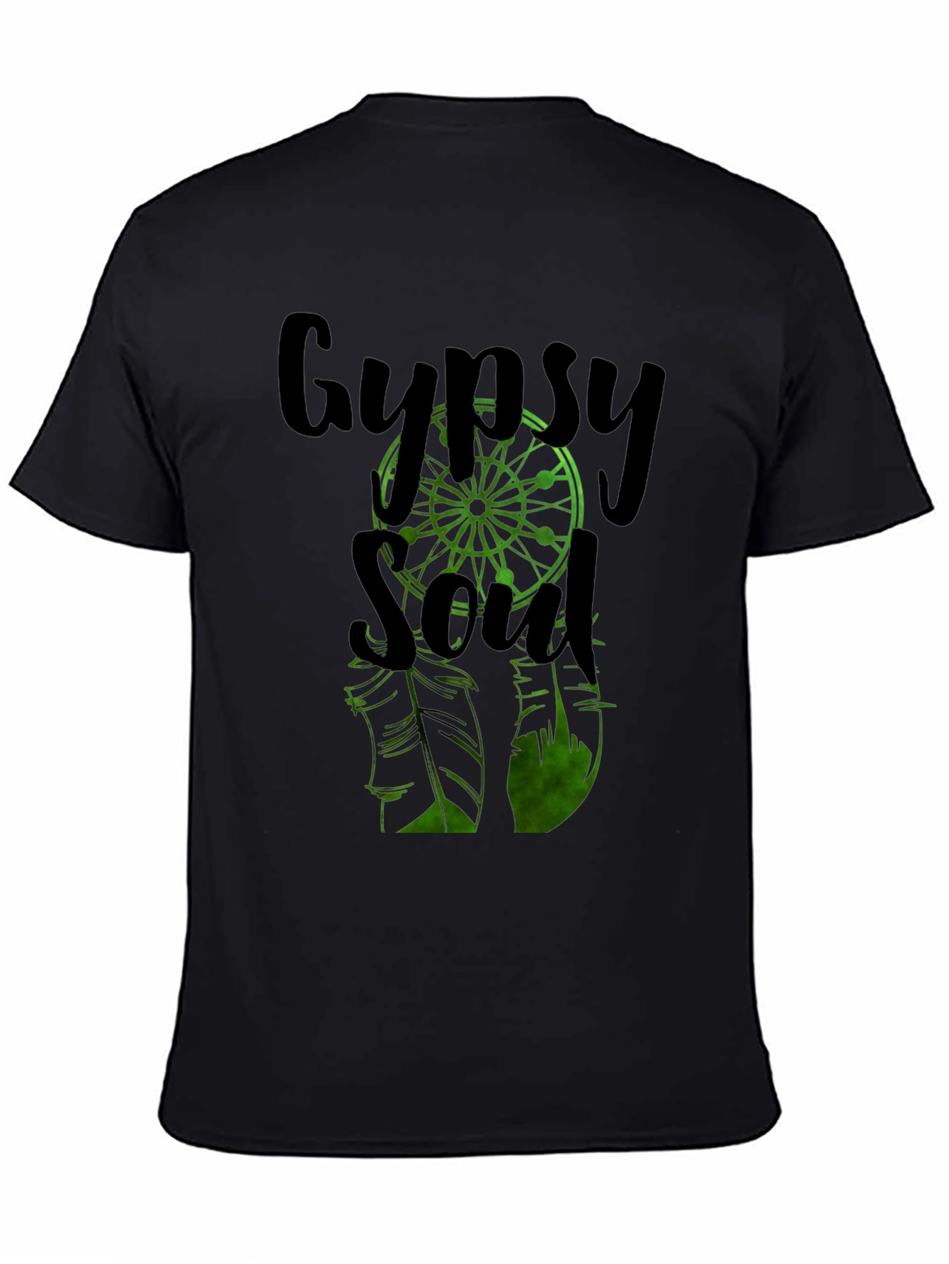 Gypsy Soul Dreamcatcher Graphic Tee - Black