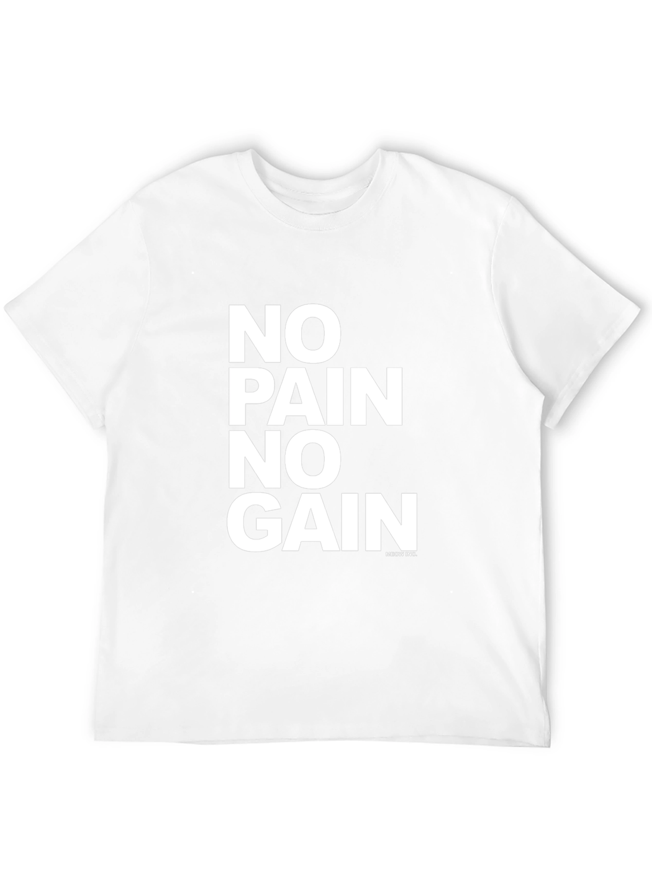 No Pain No Gain Graphic Tee - Black T-Shirt