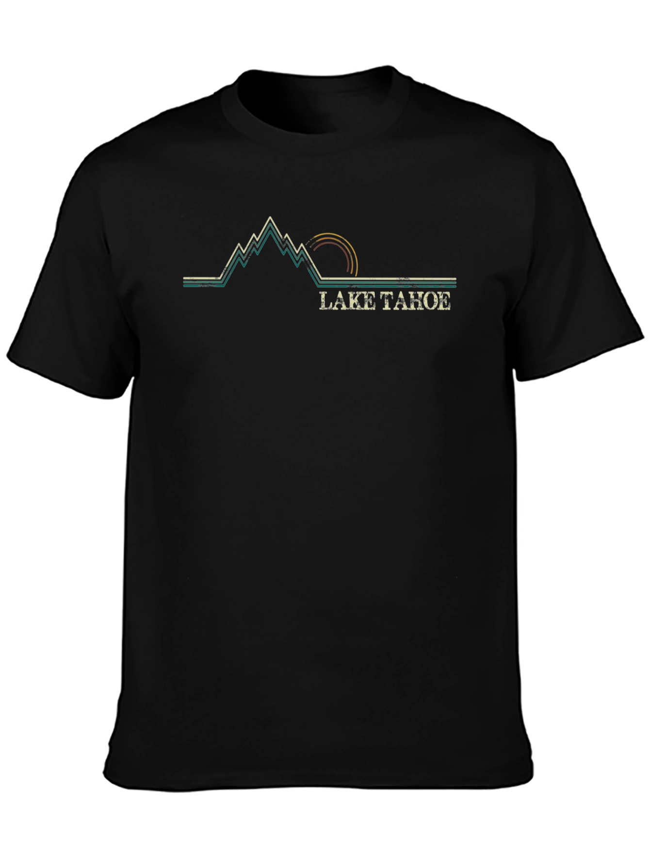 Lake Tahoe Graphic Tee - Retro Mountain Design