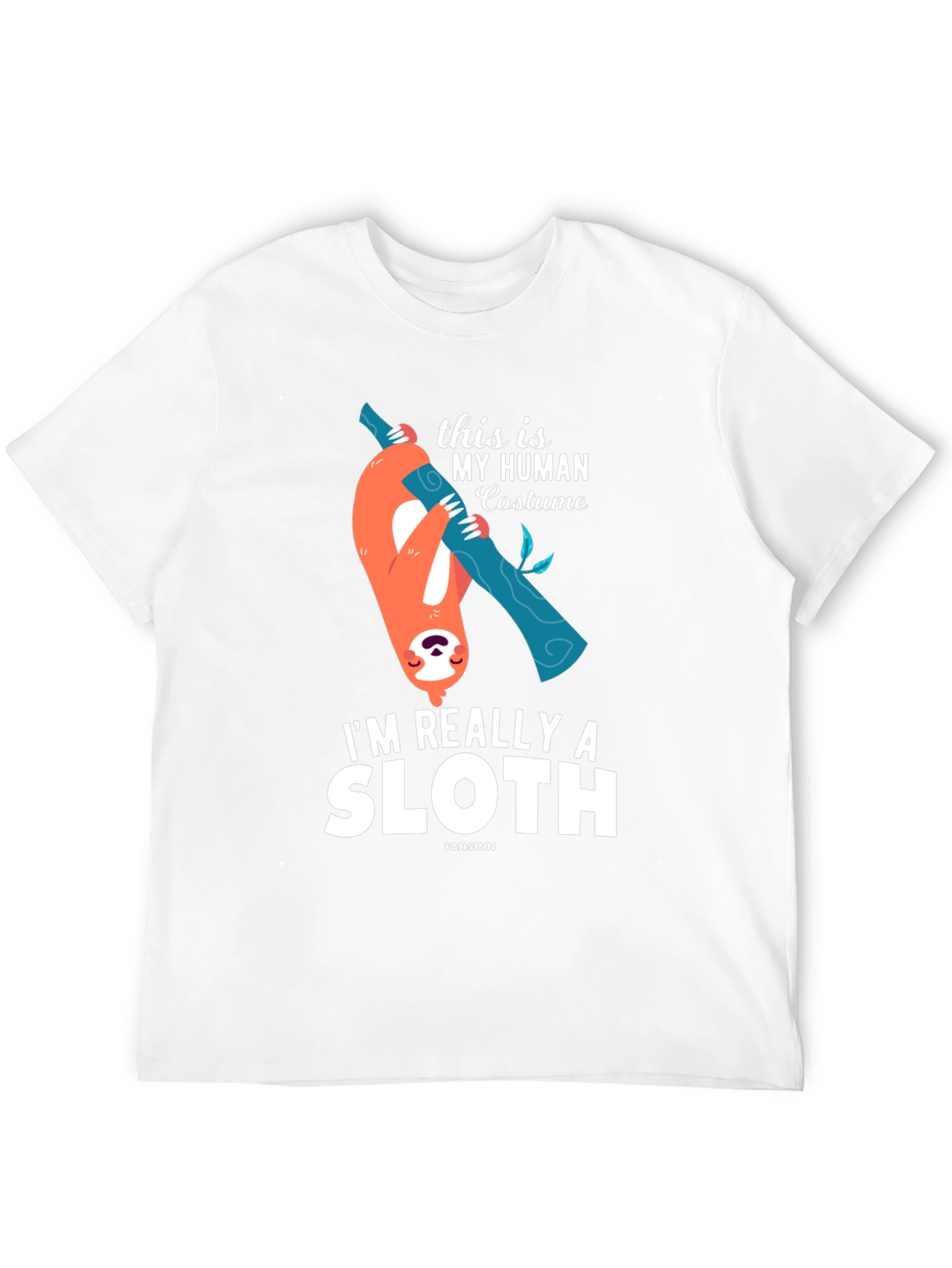 Funny Sloth Human Costume T-Shirt