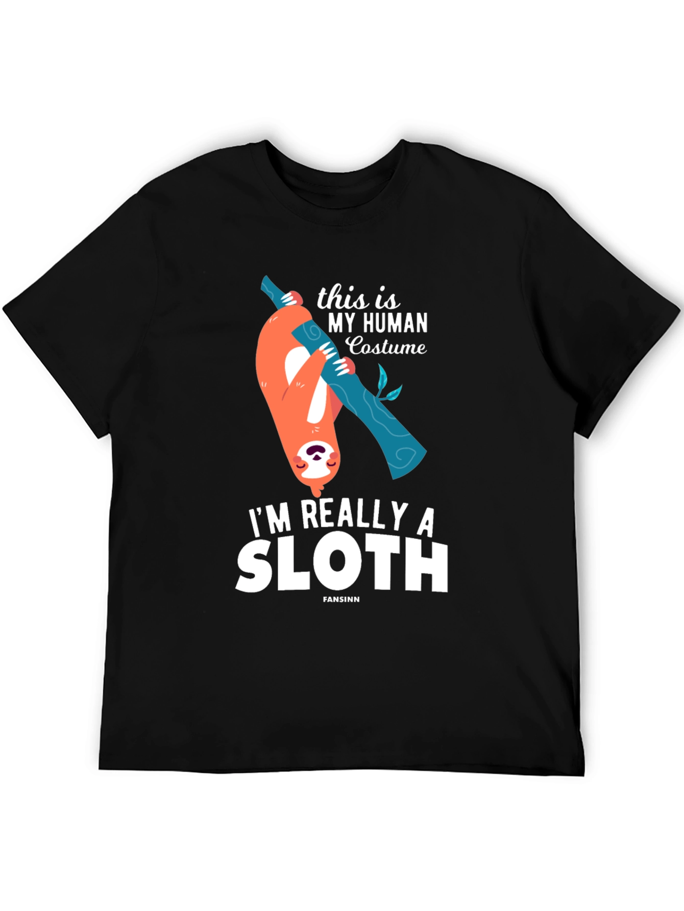 Funny Sloth Human Costume T-Shirt
