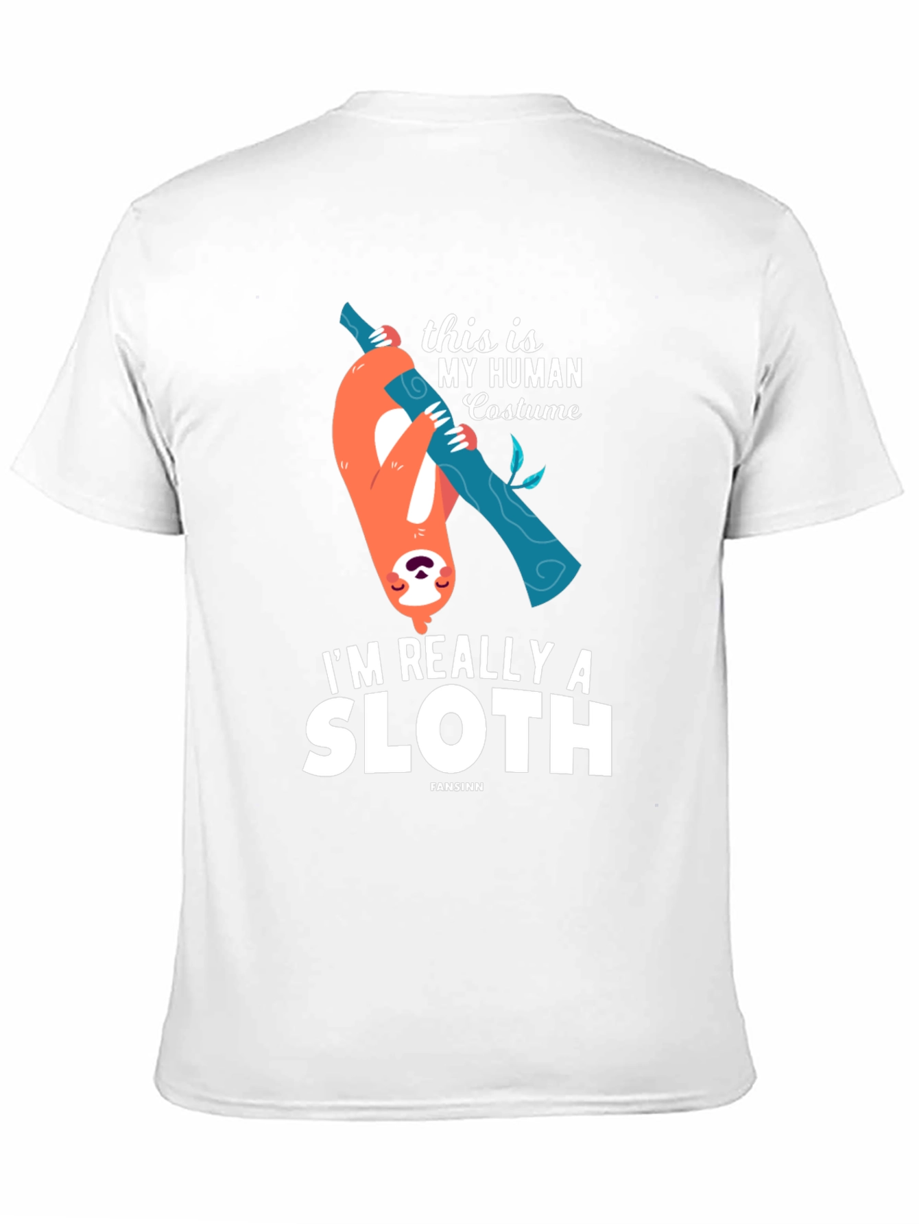 Funny Sloth Human Costume T-Shirt