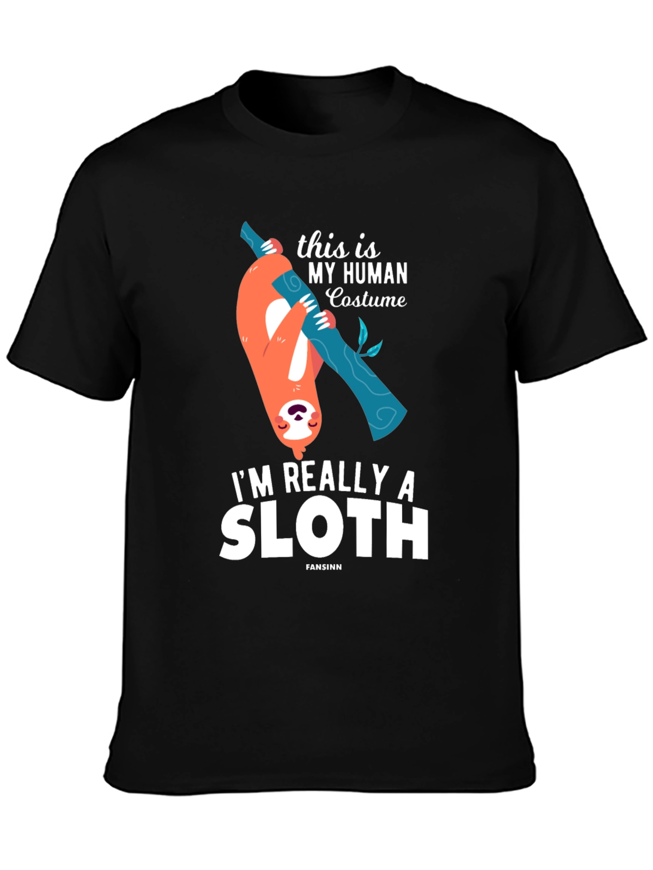 Funny Sloth Human Costume T-Shirt