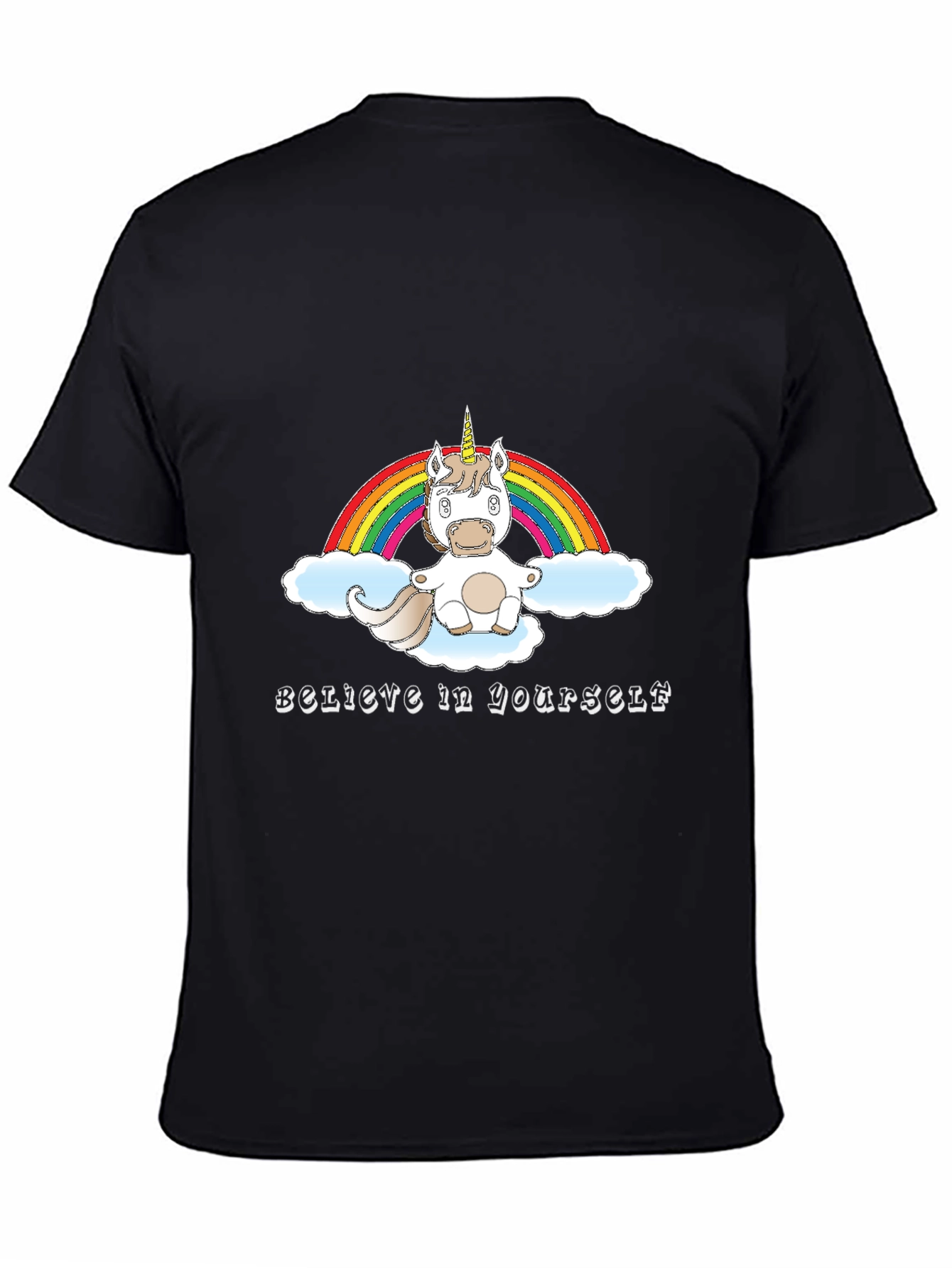 Unicorn Believe in Yourself Graphic T-Shirt