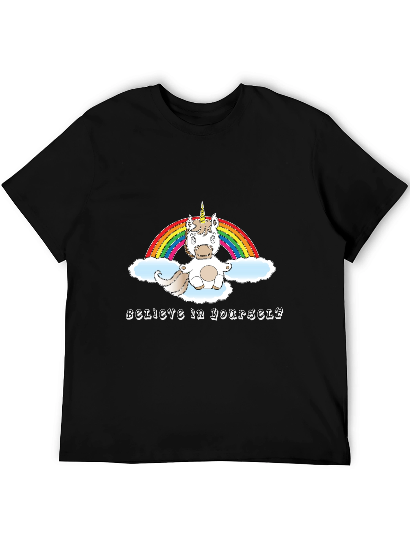 Unicorn Believe in Yourself Graphic T-Shirt
