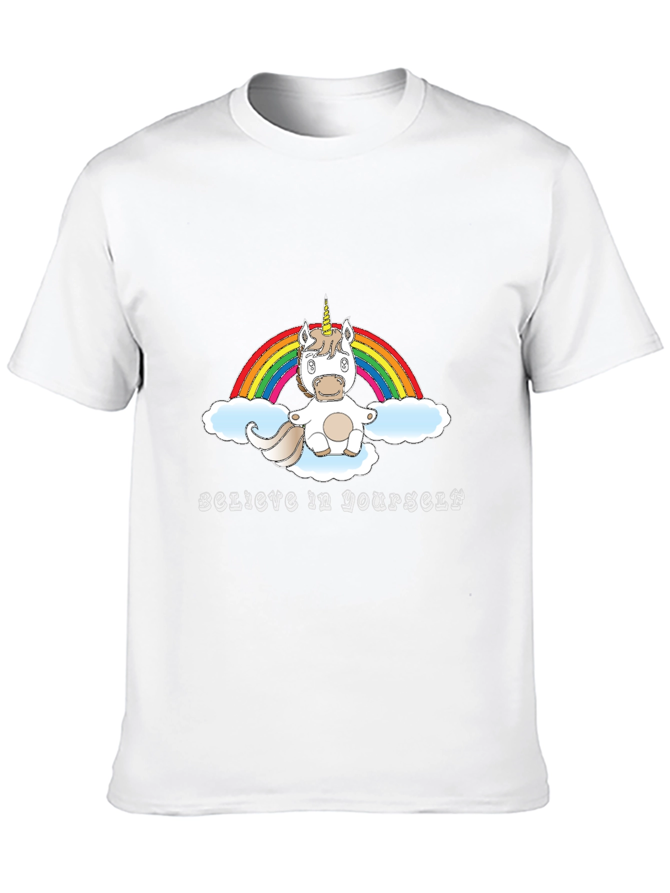Unicorn Believe in Yourself Graphic T-Shirt