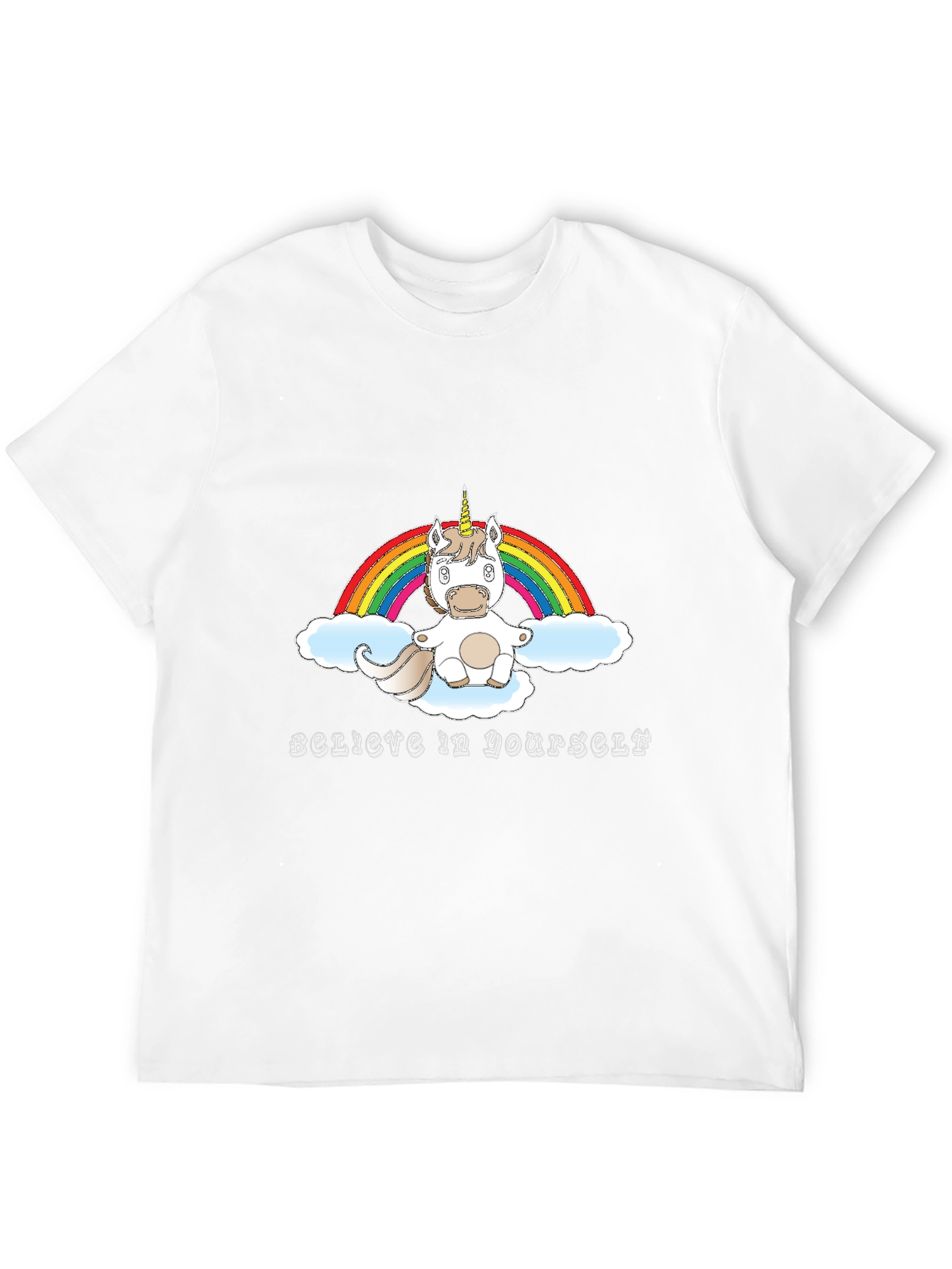 Unicorn Believe in Yourself Graphic T-Shirt