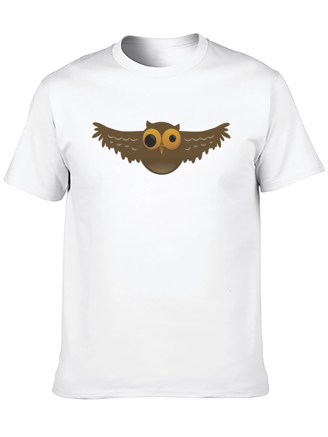 Owl Graphic Black T-Shirt - Unique Design