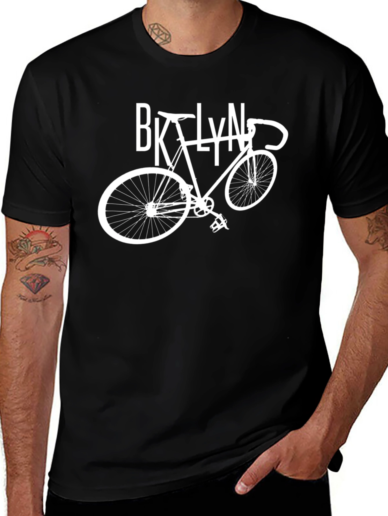 Brooklyn Bicycle Graphic T-Shirt