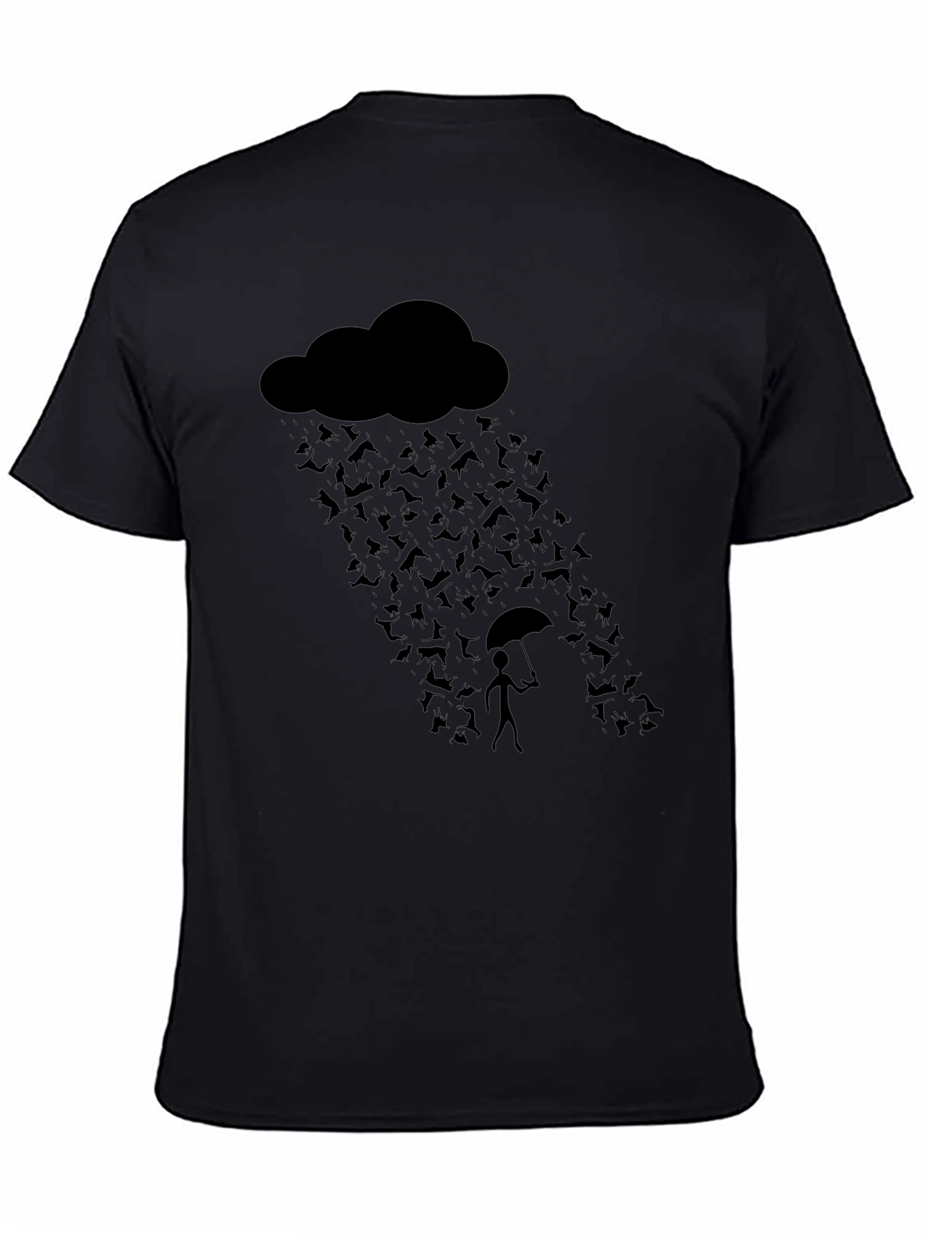Rain of Bats Graphic Tee - Unique Halloween Shirt
