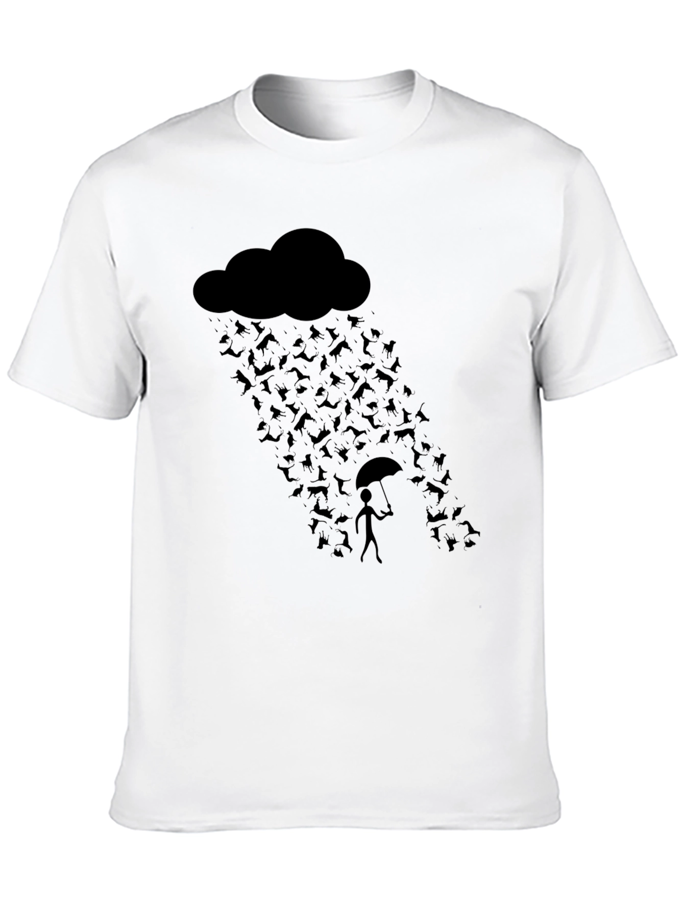 Rain of Bats Graphic Tee - Unique Halloween Shirt