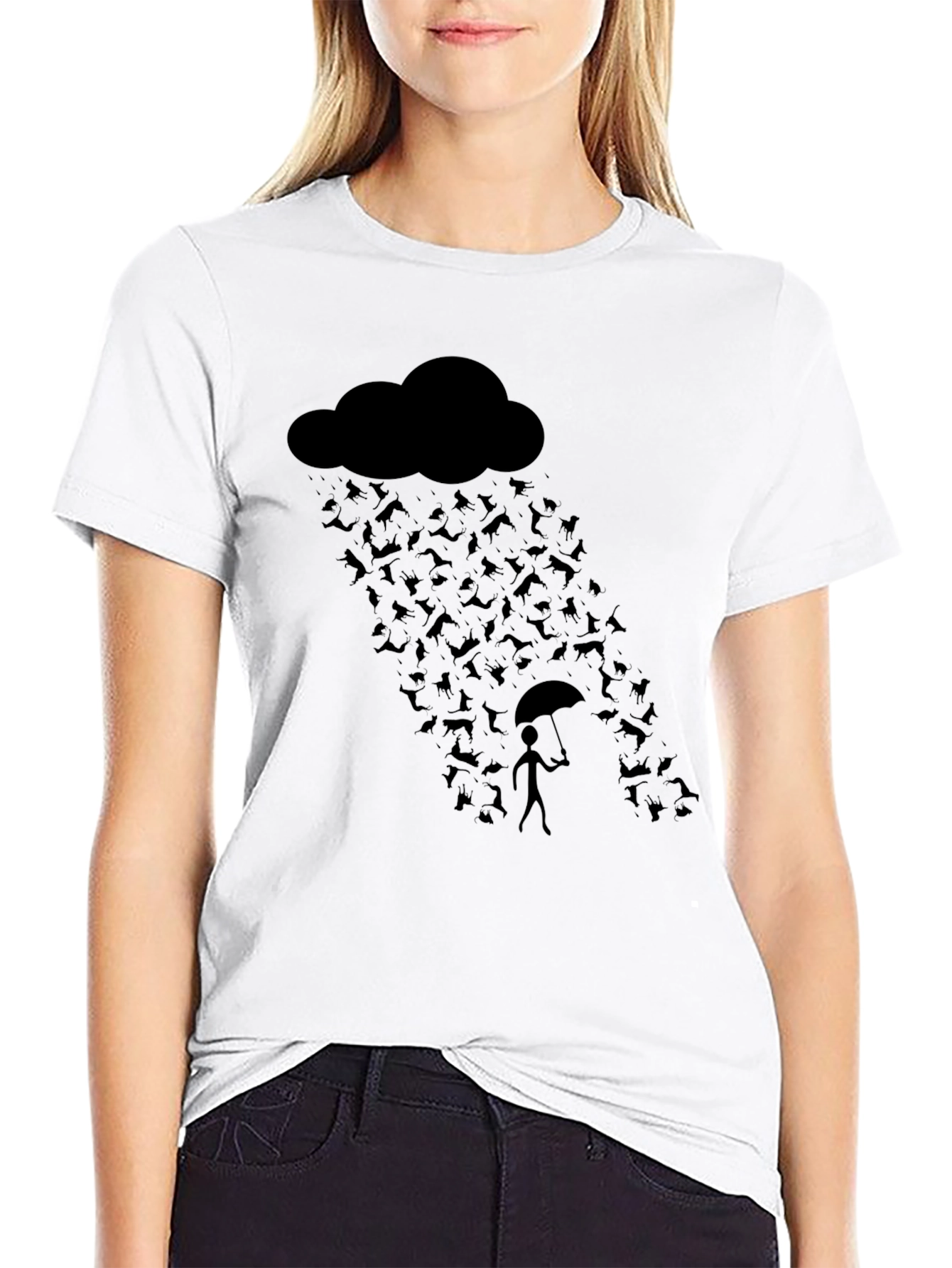 Rain of Bats Graphic Tee - Unique Halloween Shirt