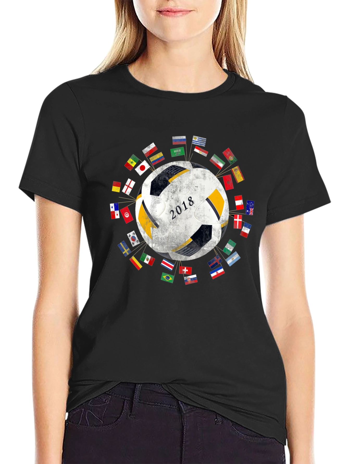 2018 World Soccer Flags T-Shirt
