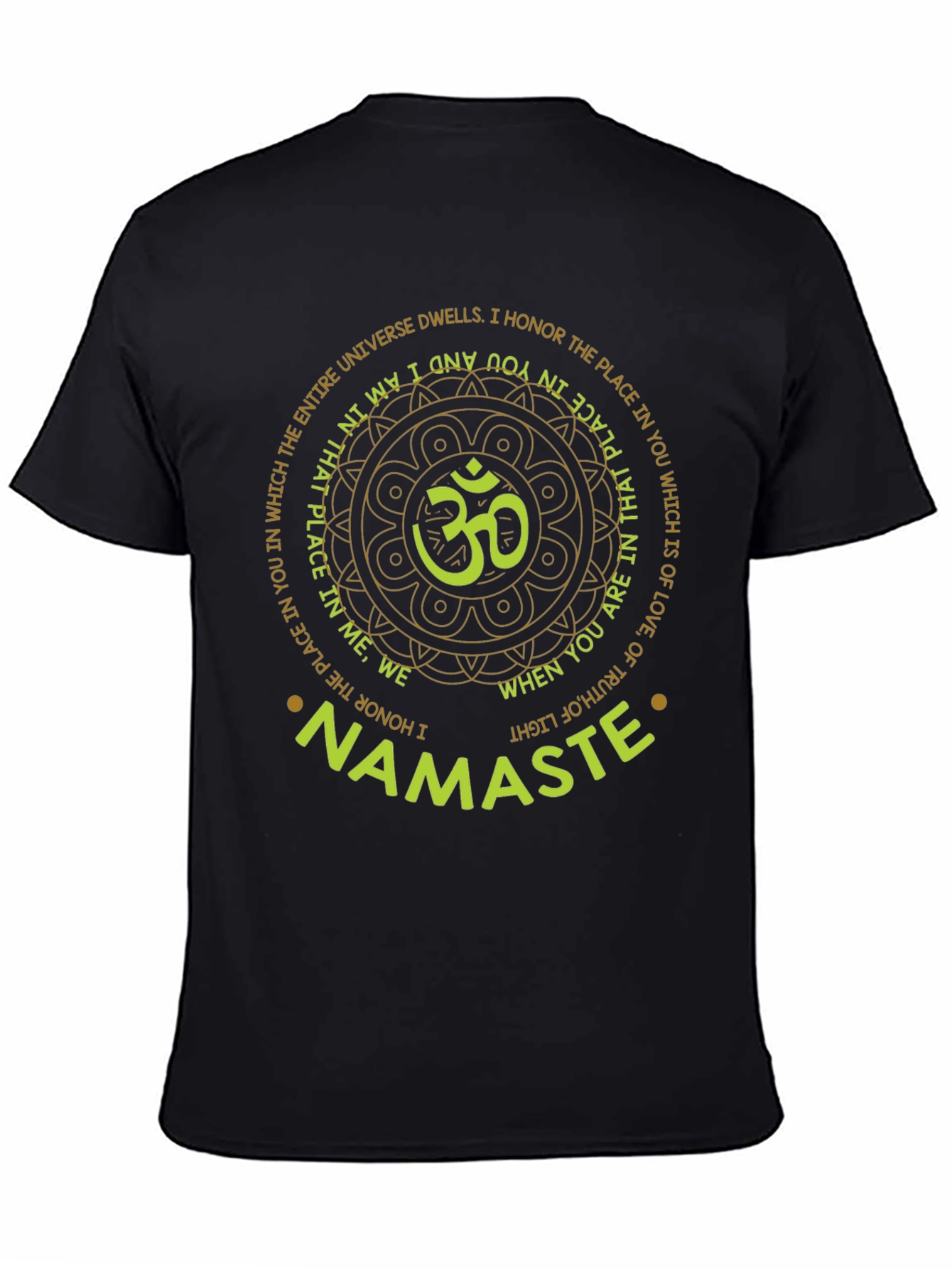 Namaste Om Graphic T-Shirt - Spiritual Comfort