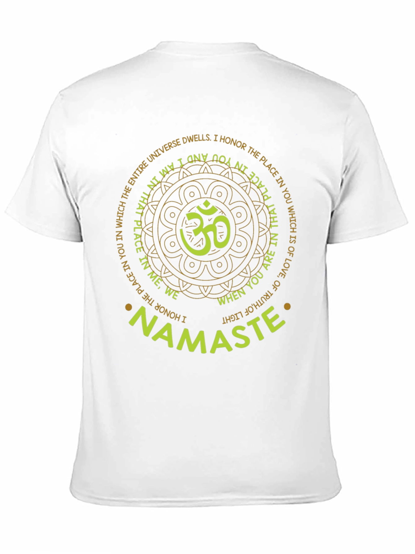 Namaste Om Graphic T-Shirt - Spiritual Comfort
