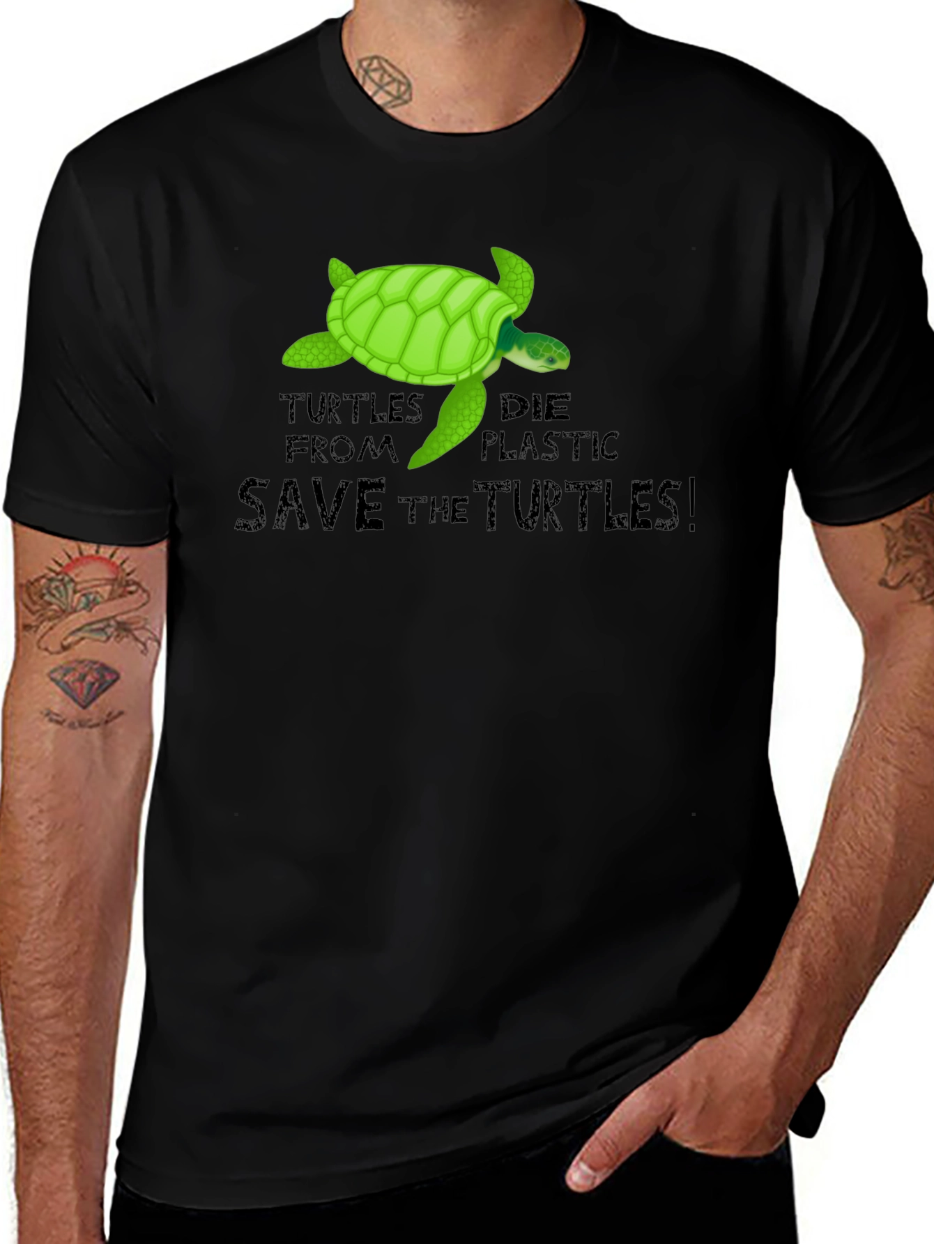 Save the Turtles Graphic Tee