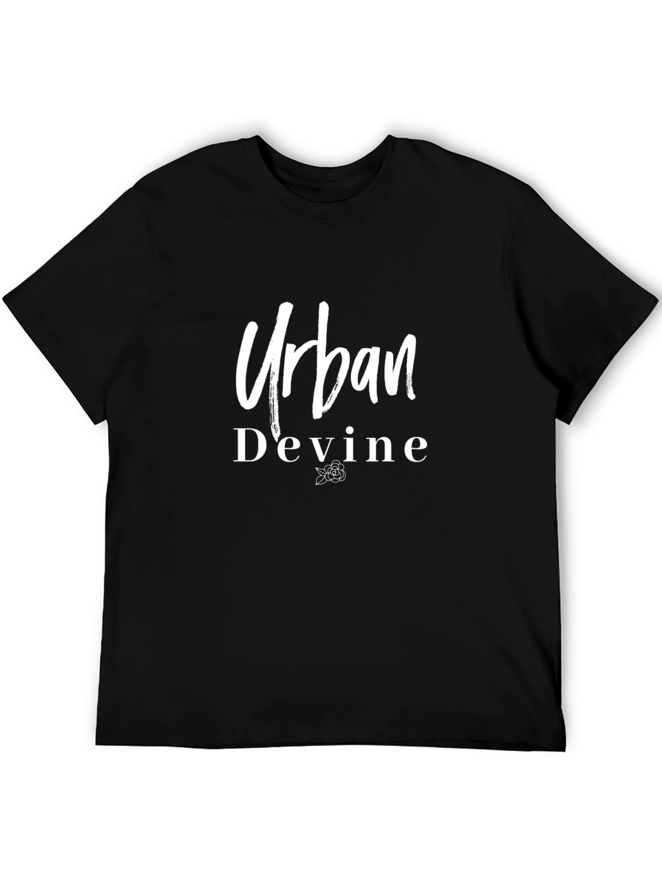 Urban Devine Black Graphic T-Shirt